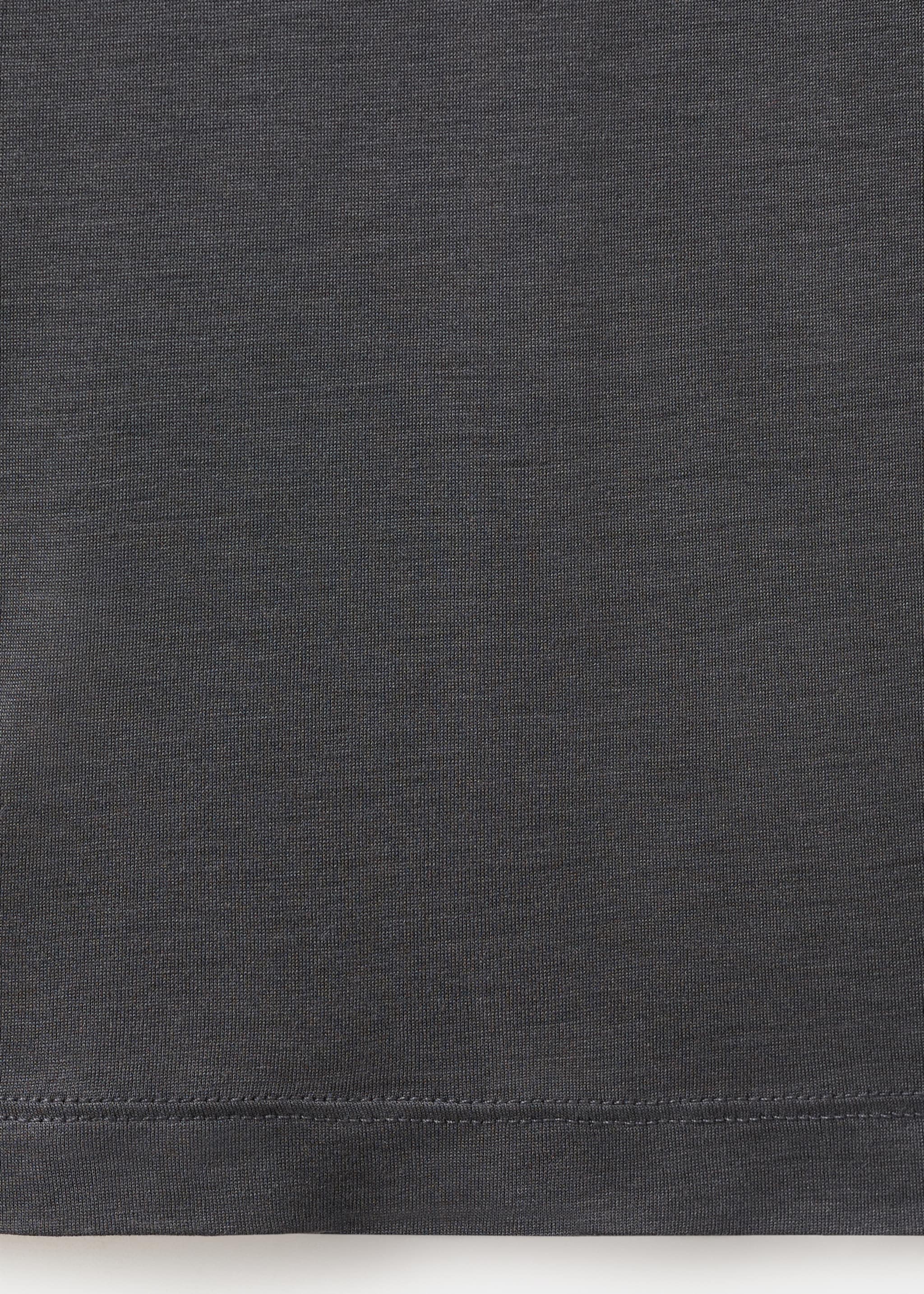 Micro-modal pyjama trousers - Details of the article 0, Charcoal. Ref: 27011320-00.