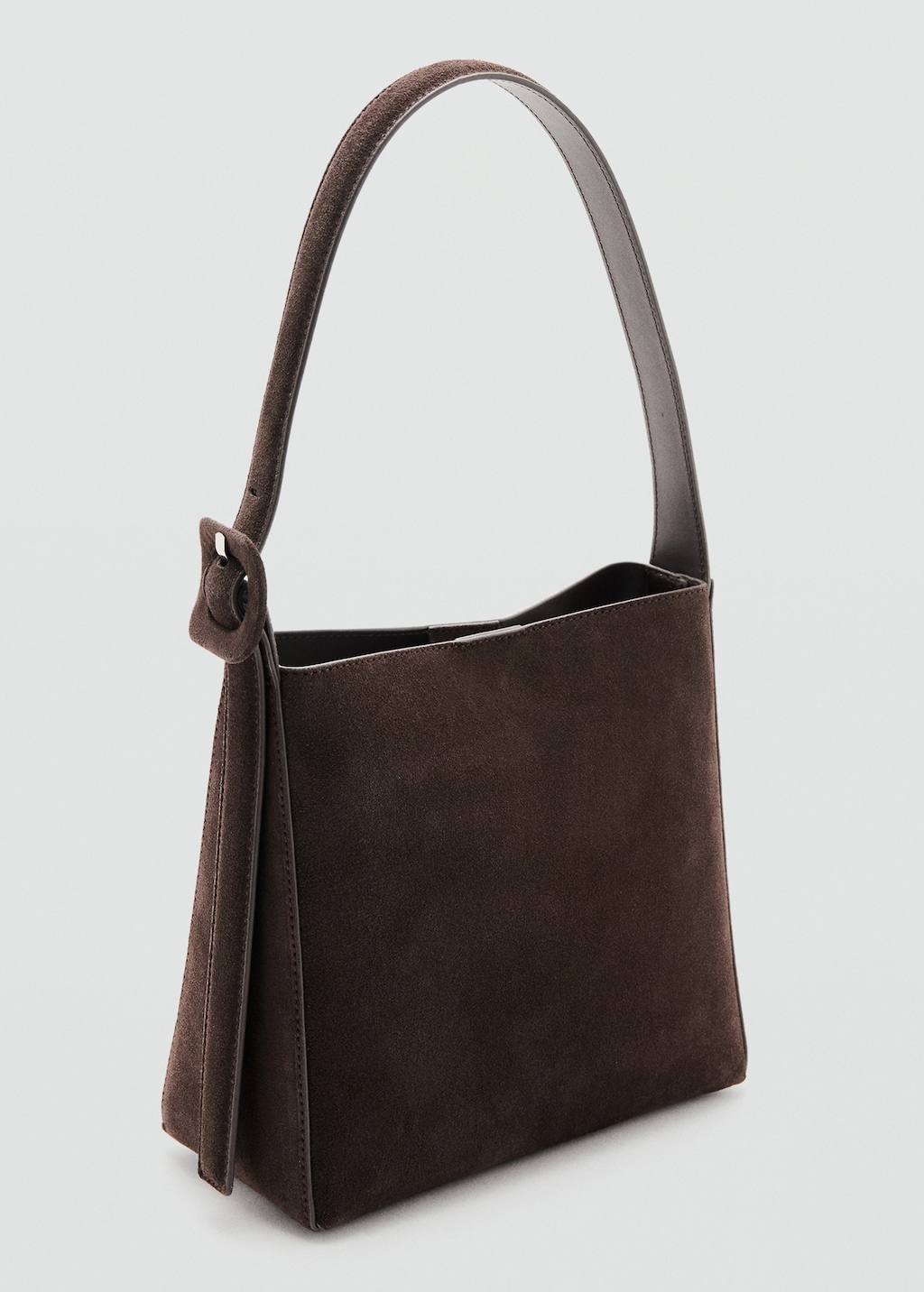 Suede leather shopper bag - image 3