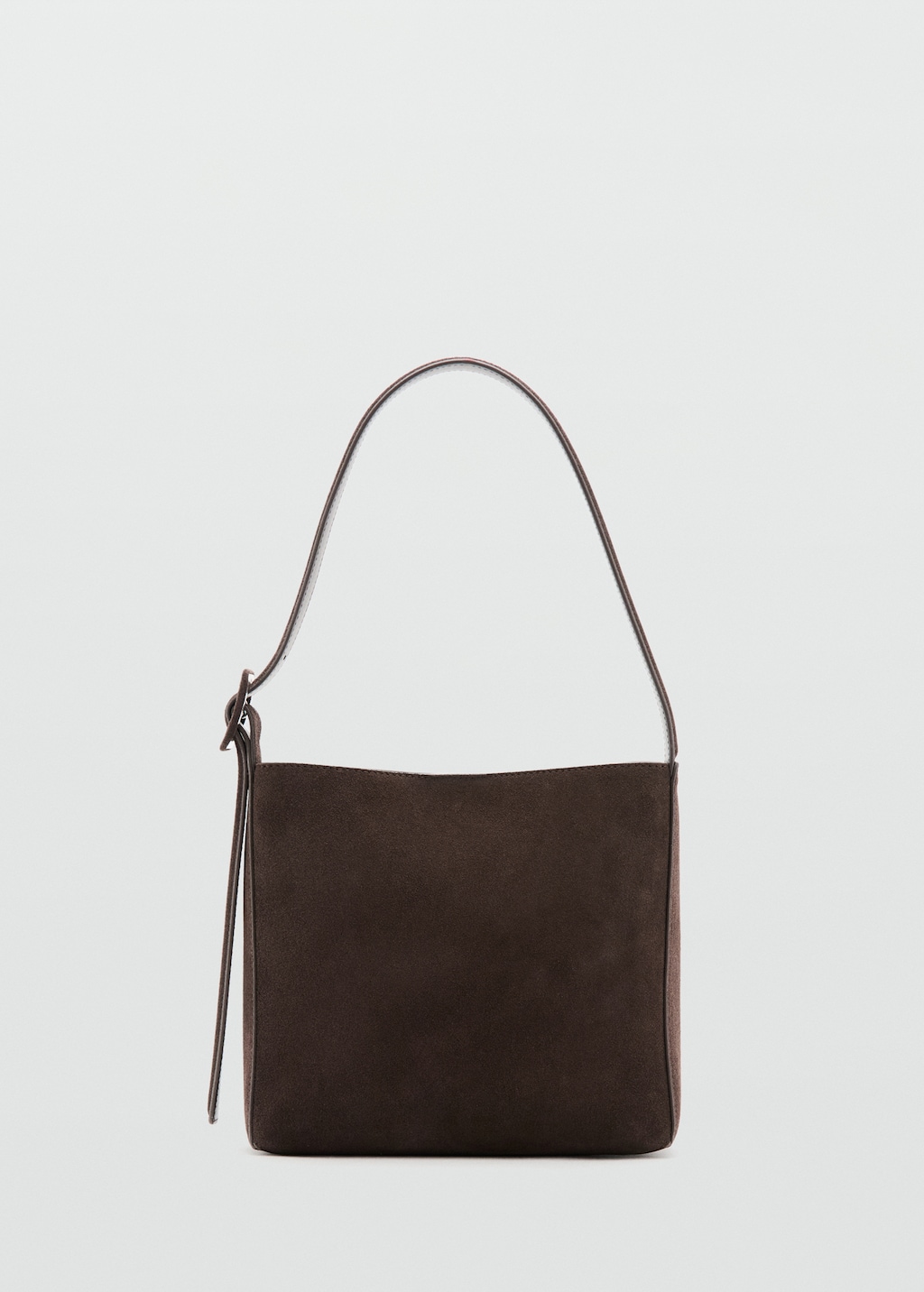 Suede leather shopper bag - image 2