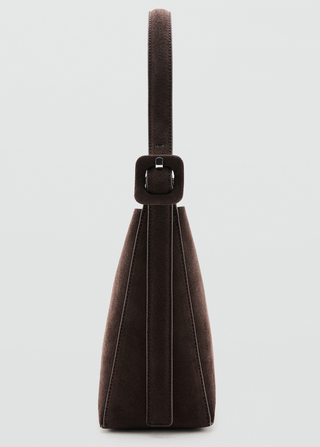 Suede leather shopper bag - image 4