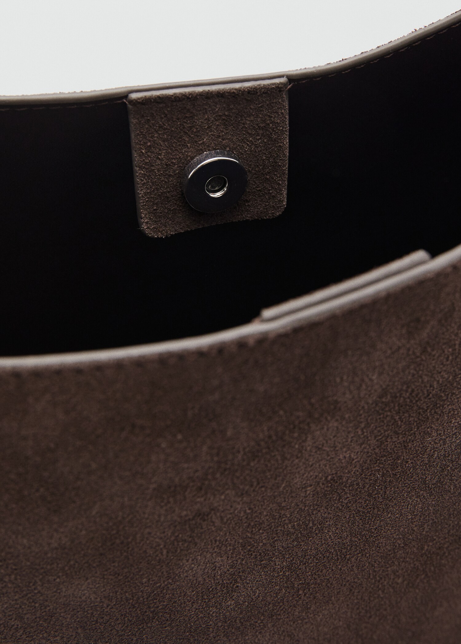 Suede leather shopper bag - Details of the article 2