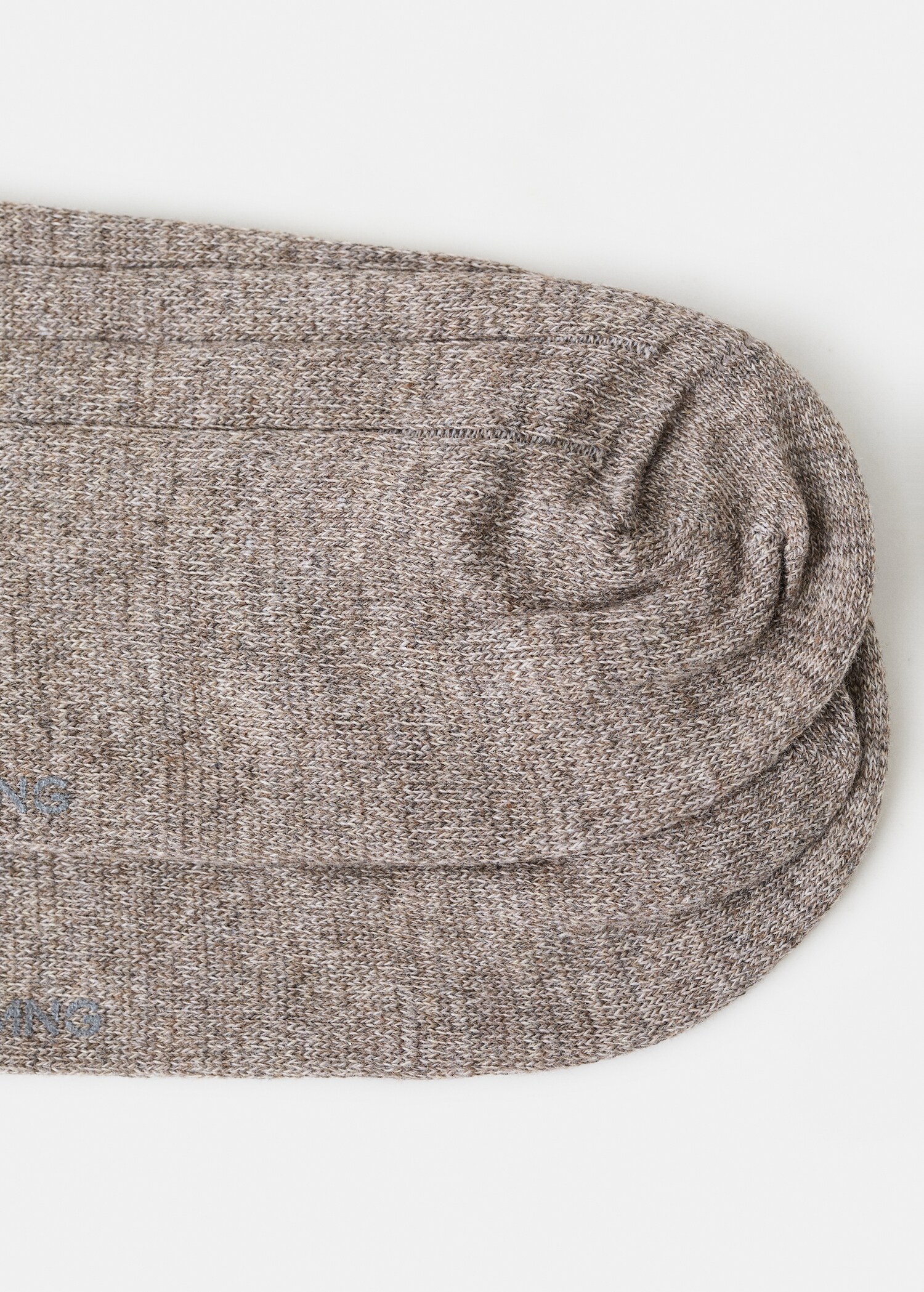 Chaussettes coton maille côtelée - Détail de l'article 0