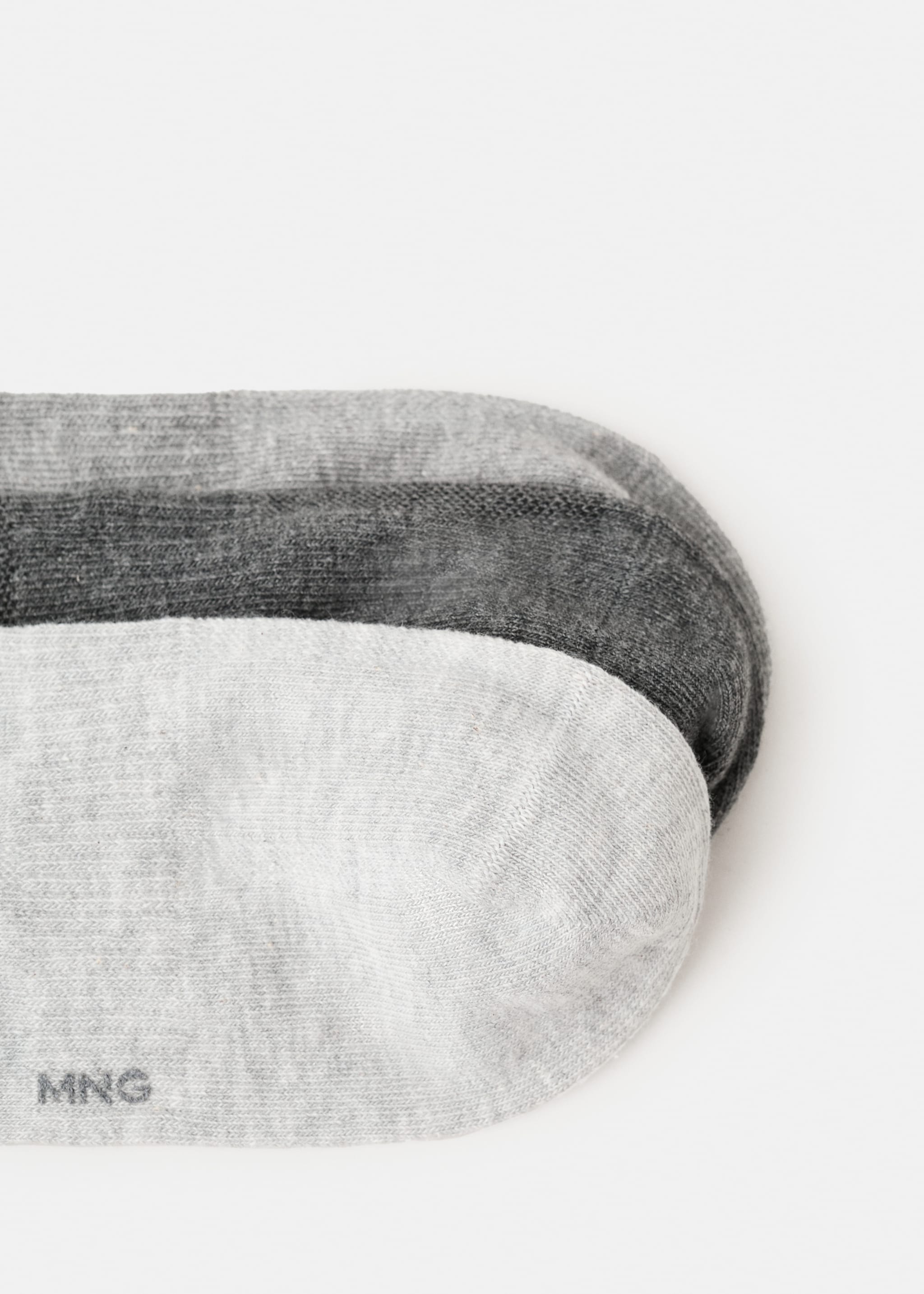 Pack of 3 cotton socks - Details of the article 0, Grey. Ref: 27011333-00.