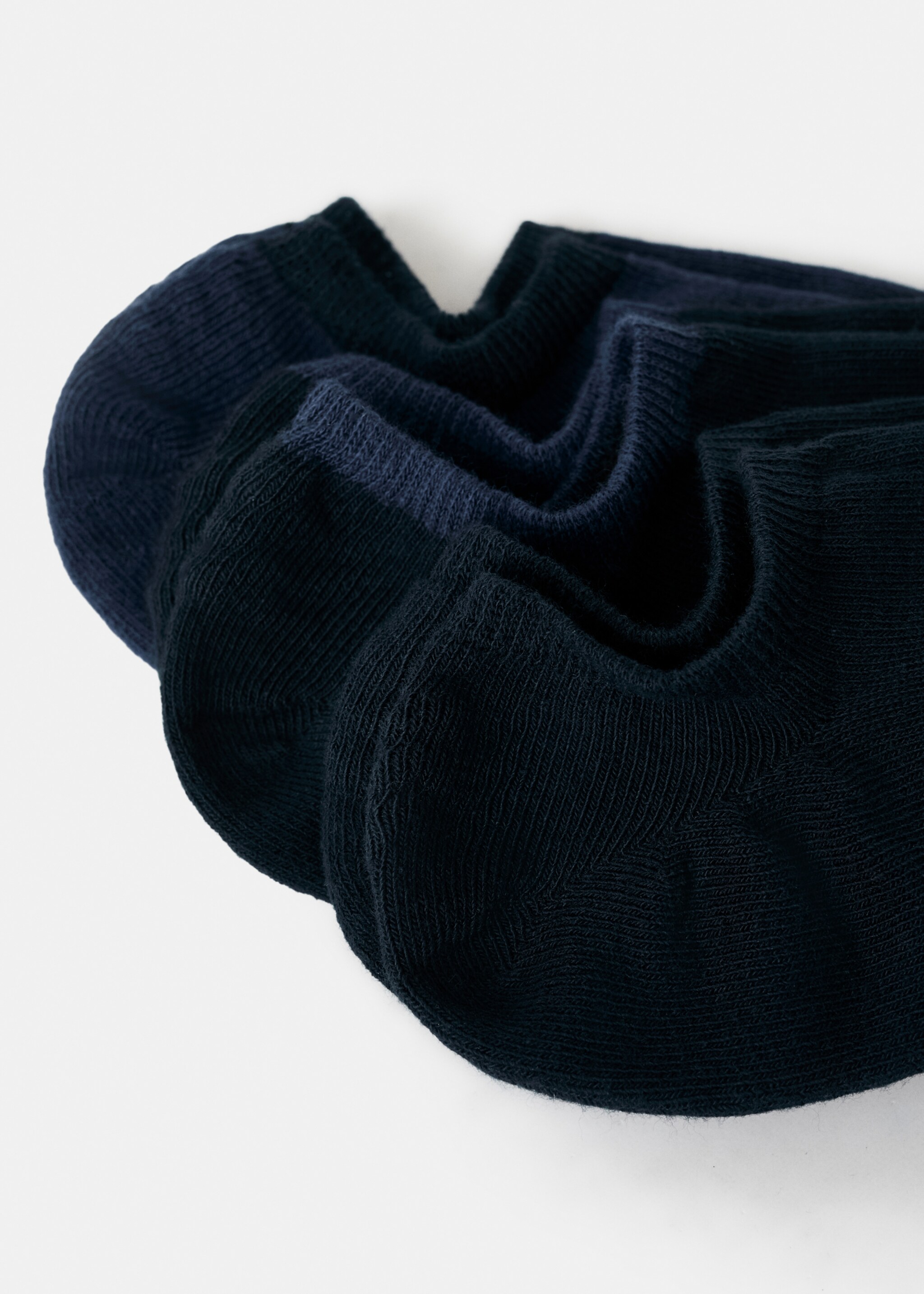 Lot 3 paires de socquettes - Détail de l'article 8, Bleu marine. Ref: 27011336-00.