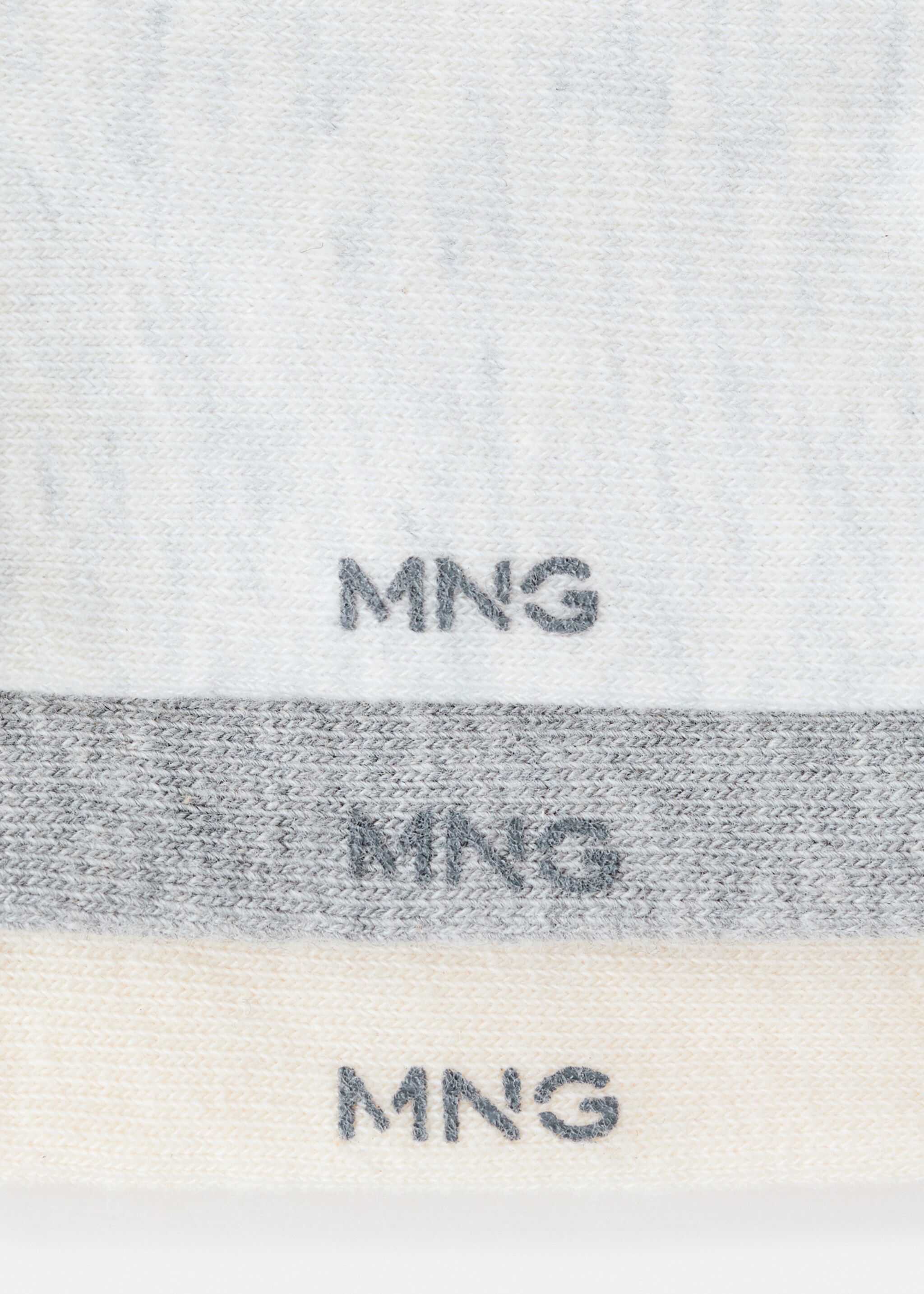 Pack 3 paires de chaussettes invisibles - Détail de l'article 0, Écru. Ref: 27011337-00.