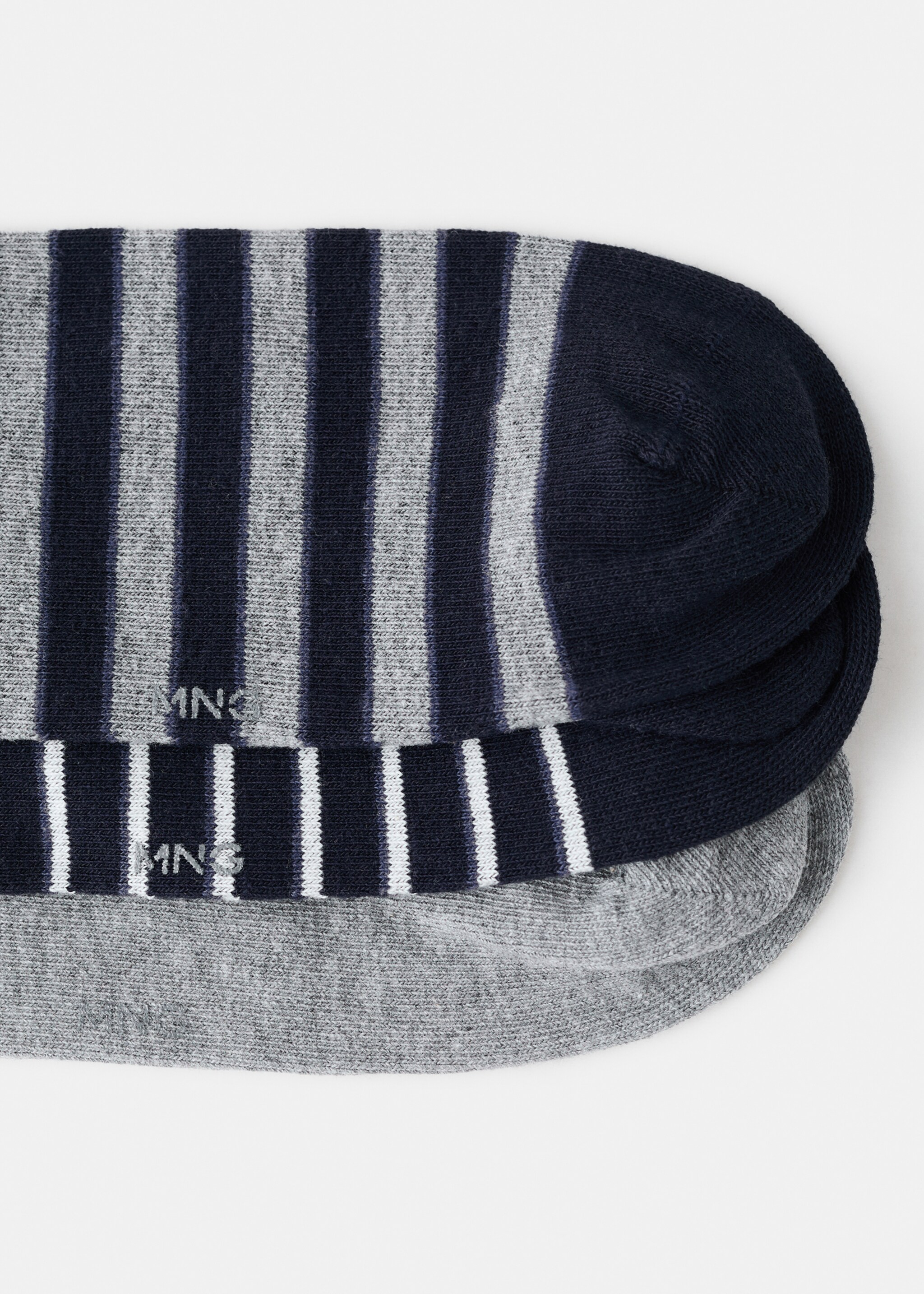 Комплект 3 пары комбинированных носков - Деталь изделия 0, Серый. Ref: 27011342-00.