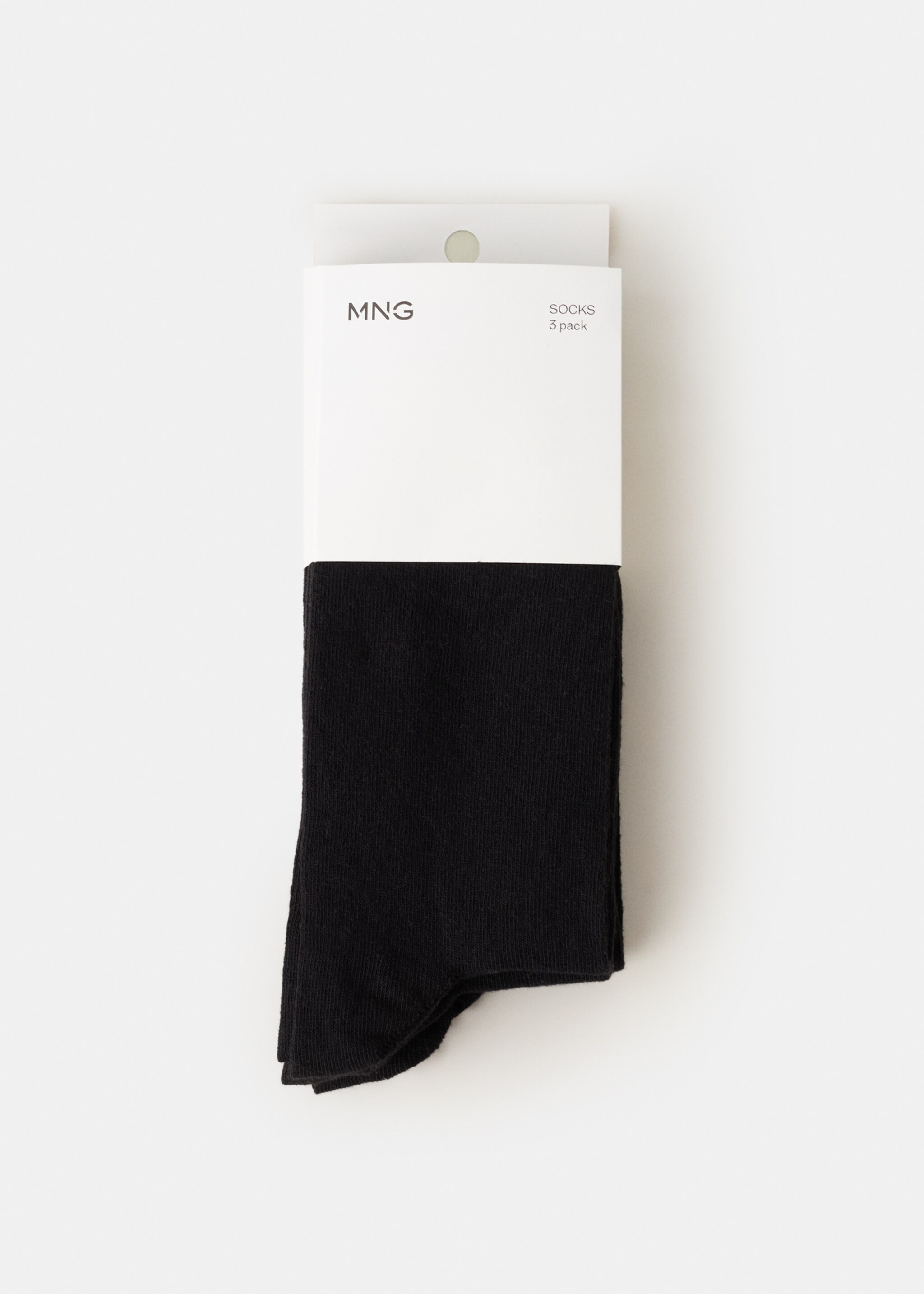 Lot 3 paires de chaussettes coton - Détail de l'article 8, Noir. Ref: 27011343-00.