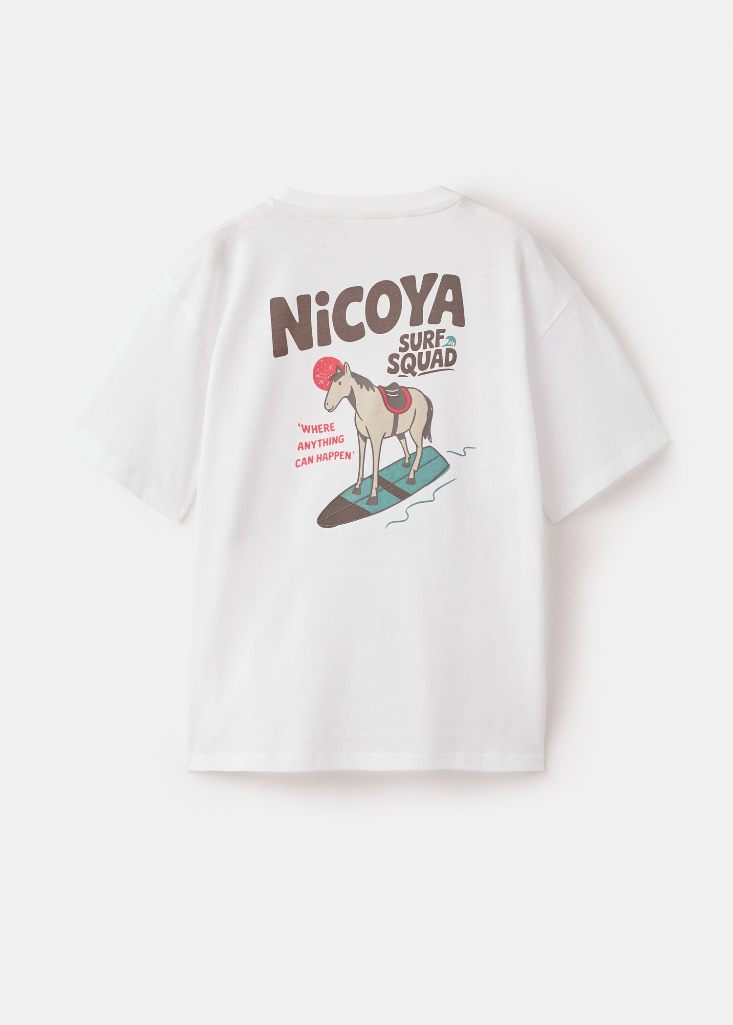 Camiseta estampada algodón - Reverso del artículo