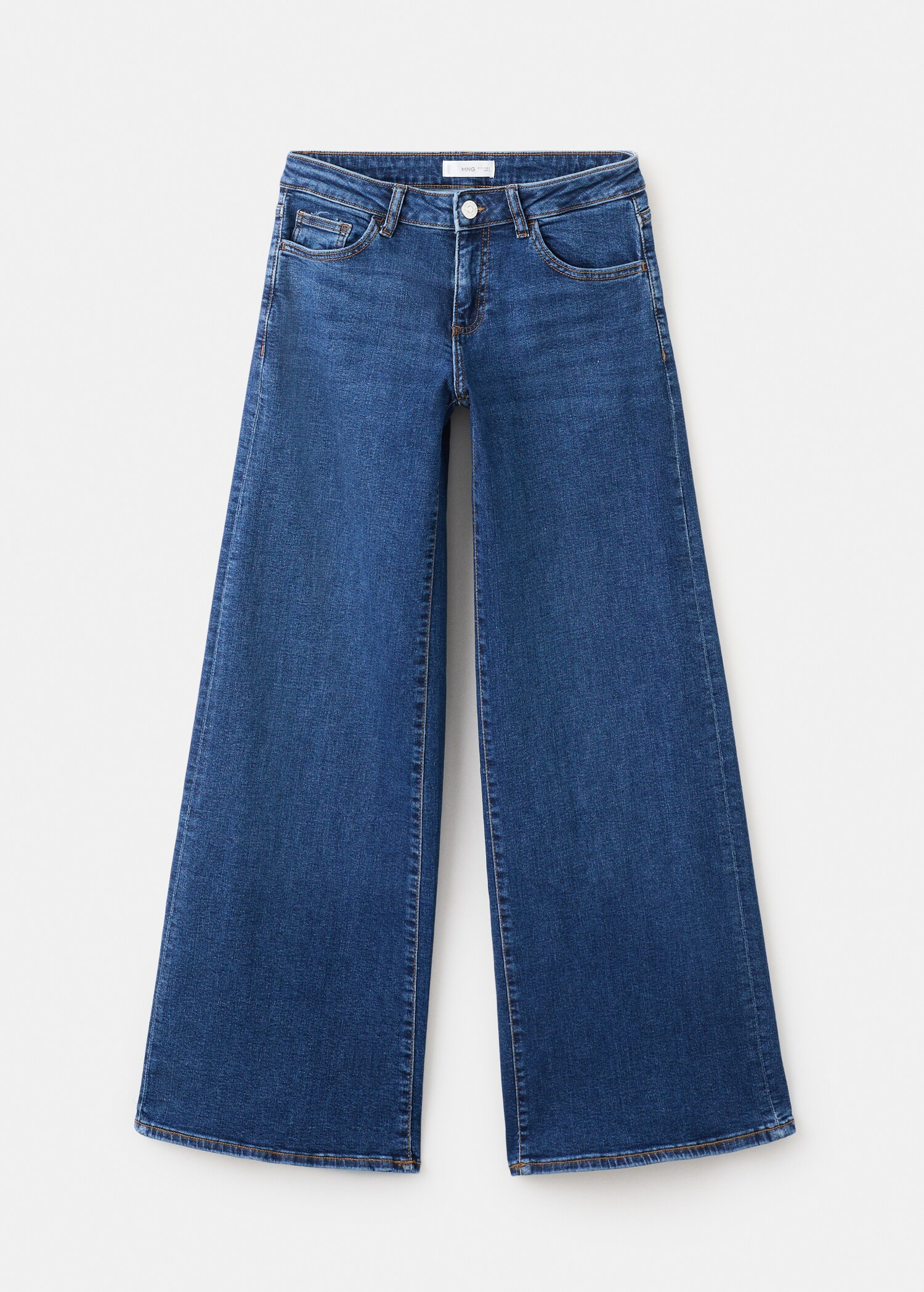 Low-waist wide leg jeans - Article without model
