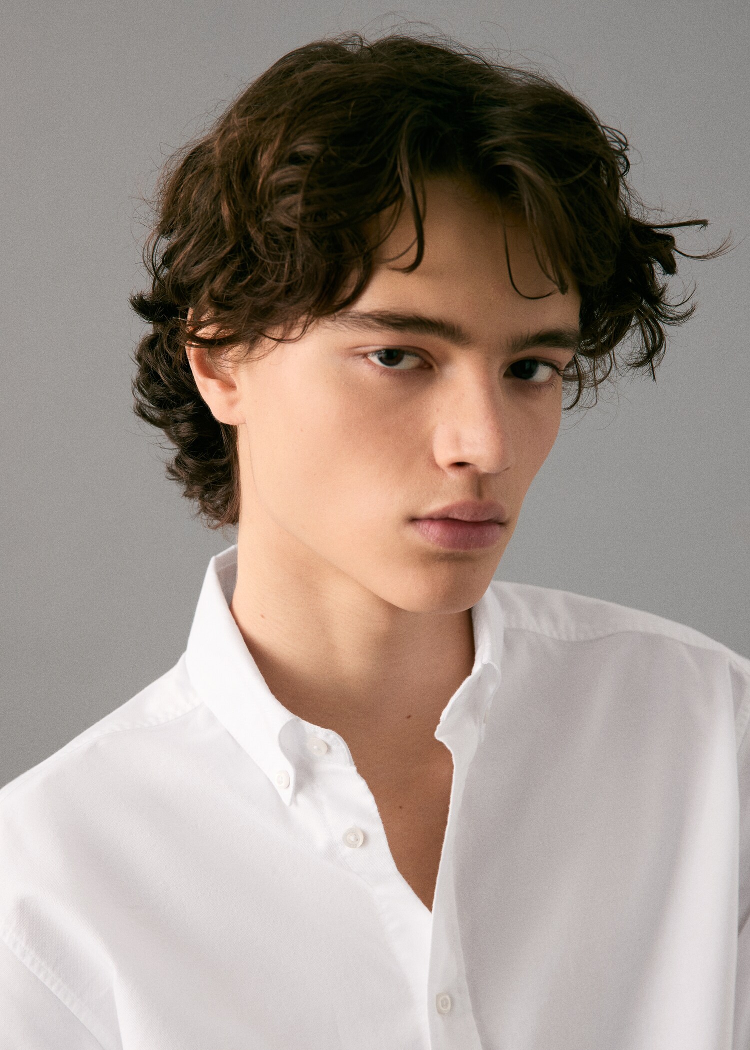 Oxford cotton shirt - Details of the article 1