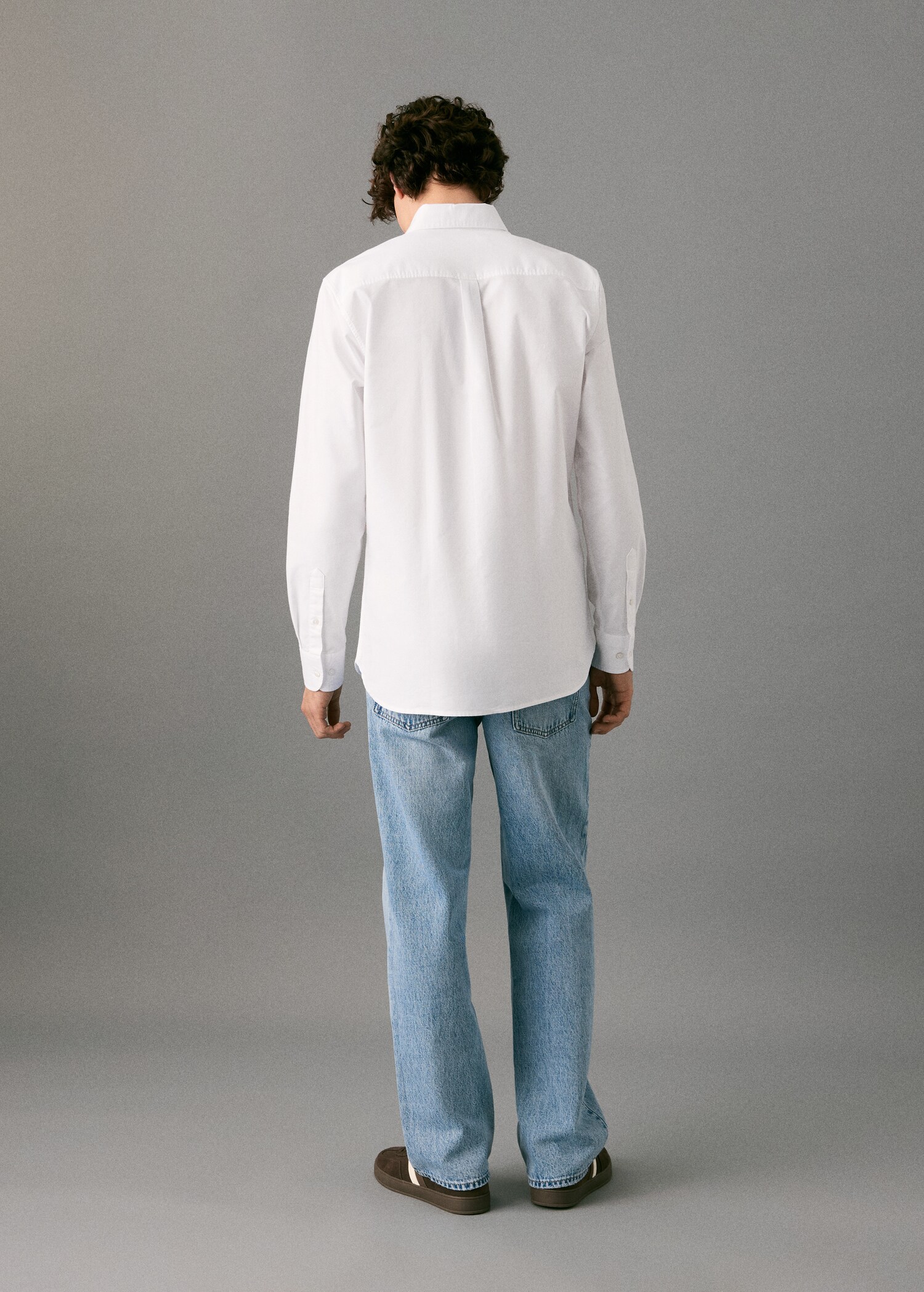 Oxford cotton shirt - Reverse of the article