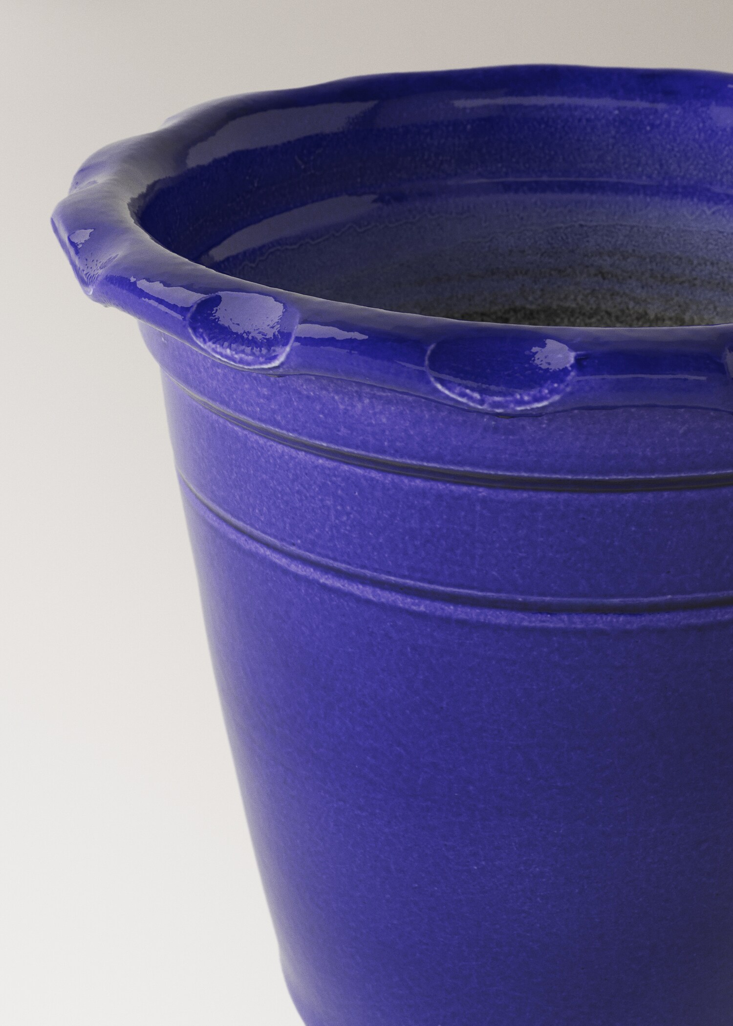 Terrakotta-Übertopf Wellen mittelgroß - Detail des Artikels 1