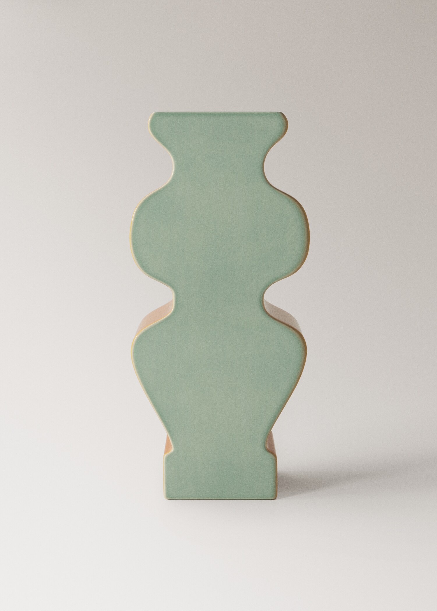 Velká dvoubarevná kameninová váza - Zboží bez modelu