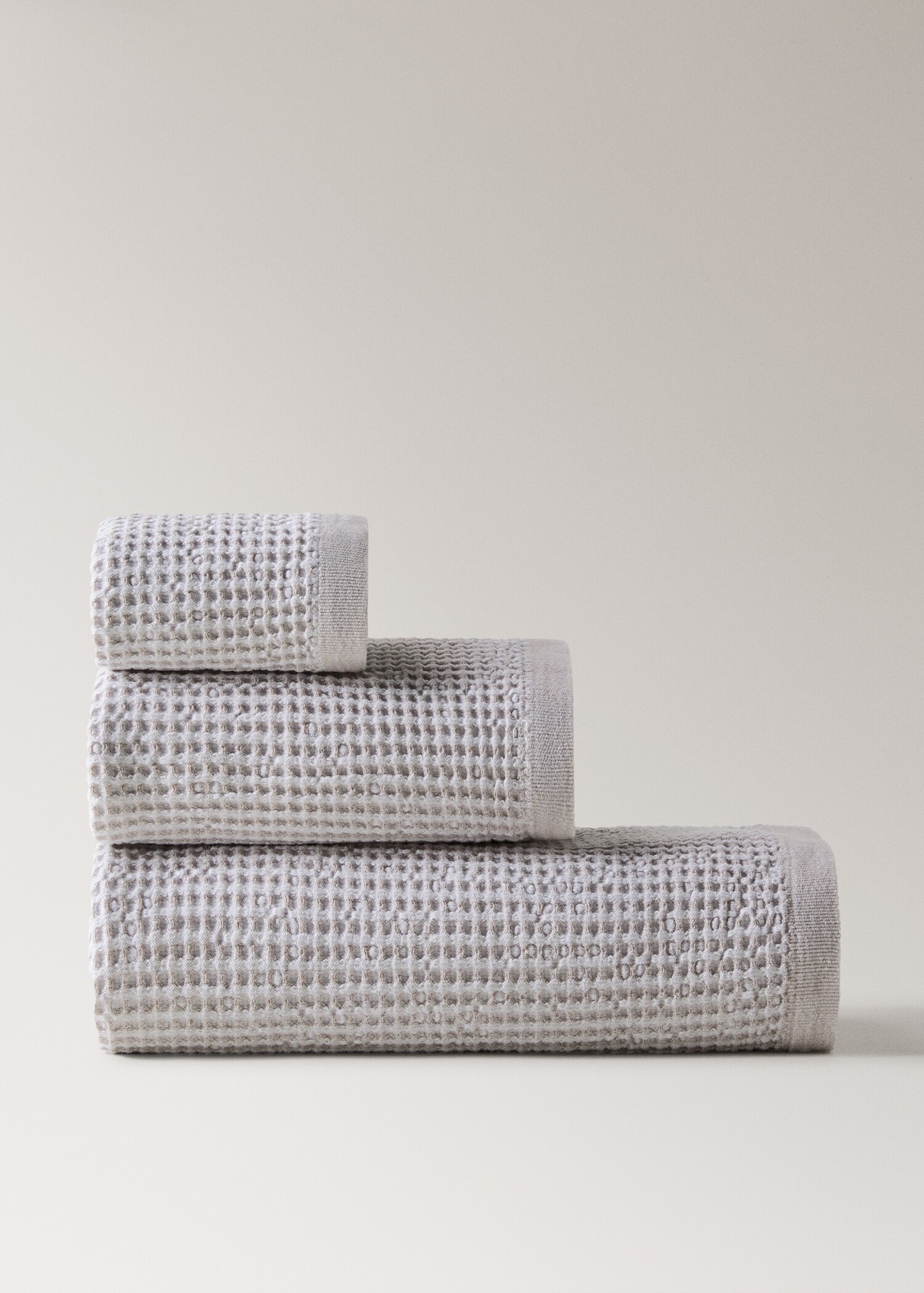 Waffle cotton hand towel - Article without model