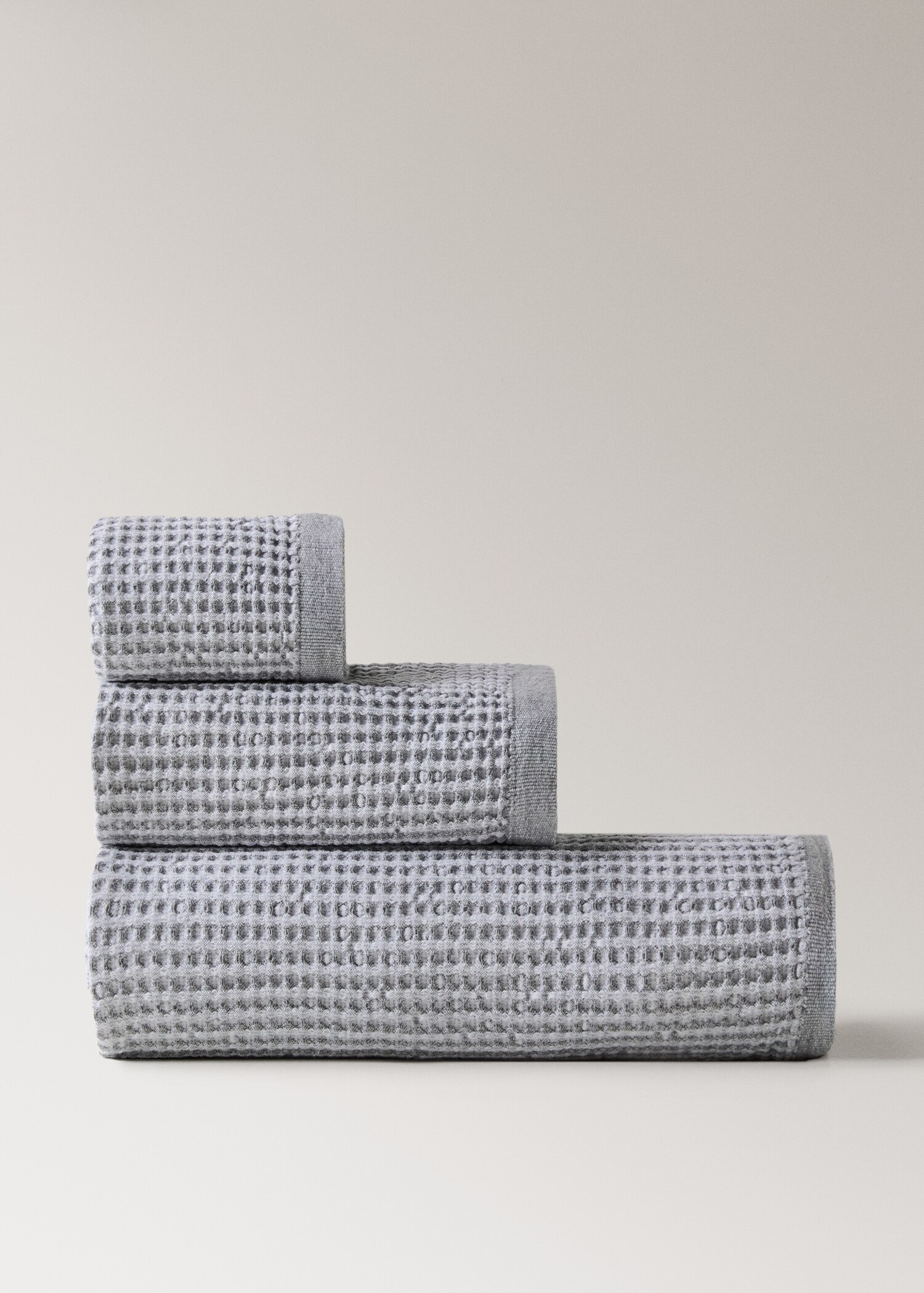 Waffle cotton hand towel - Article without model