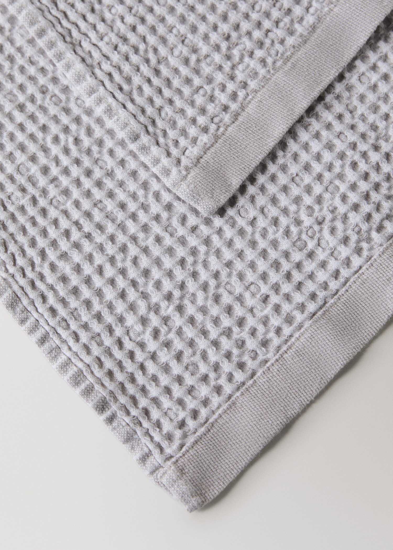 Waffle cotton washbasin towel - Details of the article 1
