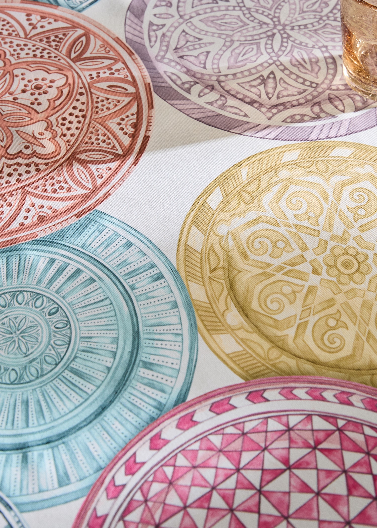 Cotton tablecloth Moroccan style for 2 to 4 diners - Details of the article 7