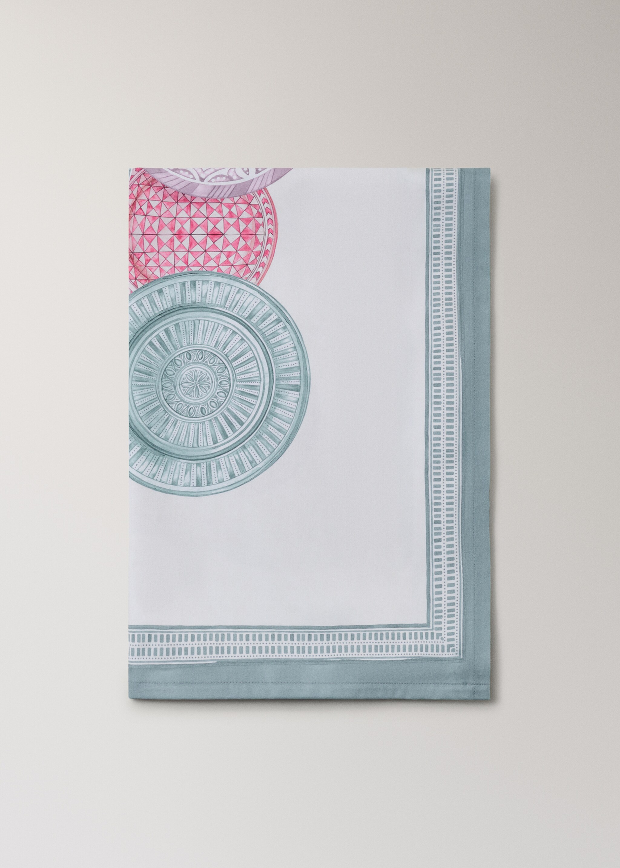 Mantel algodón platos estilo marroquí 6 a 8 comensales - Artículo sin modelo, Amarillo. Ref: 27011557-00.