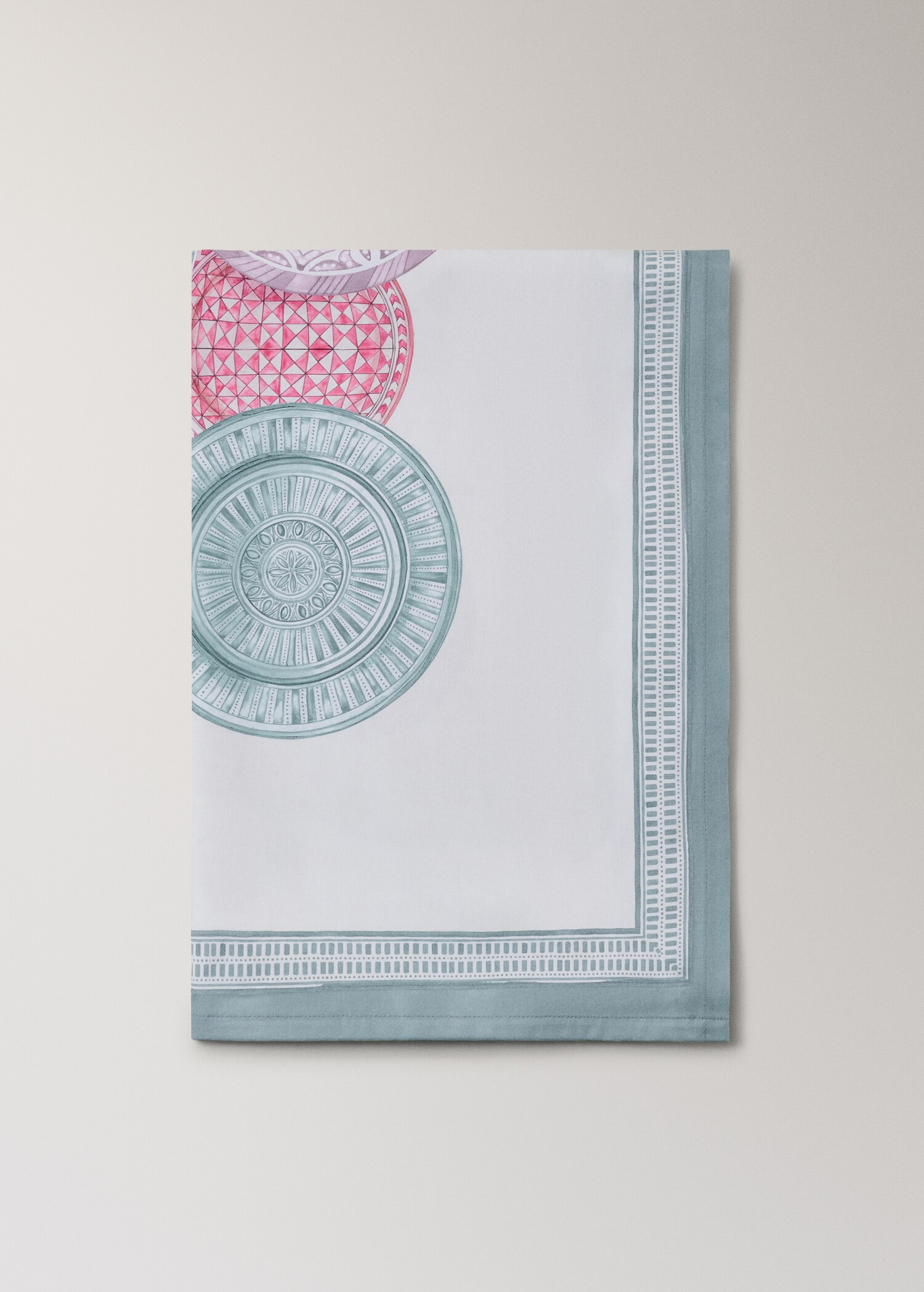 Cotton tablecloth Moroccan style for 6 to 8 diners - Article without model