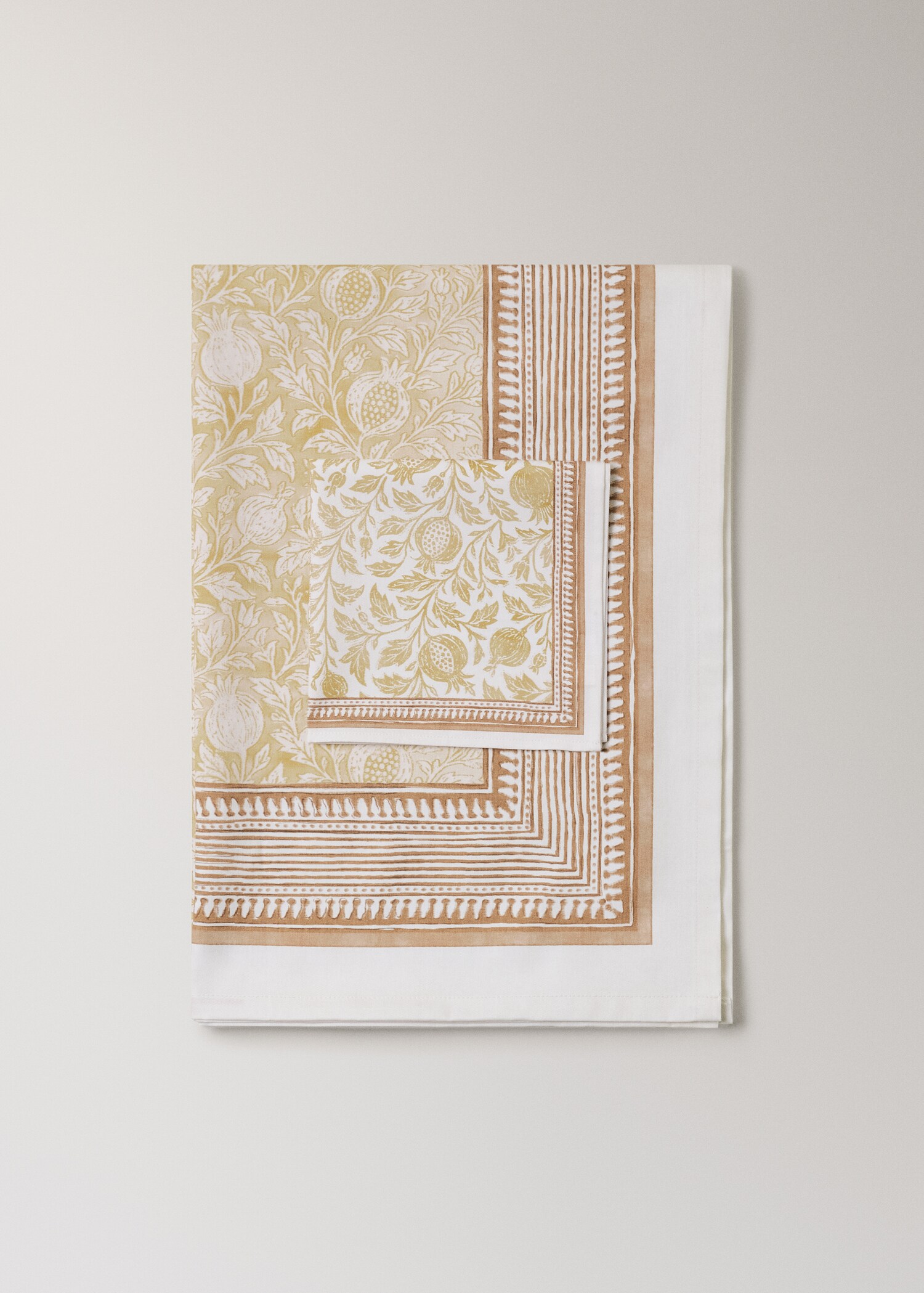 Mantel algodón estilo block print 8 a 10 comensales - Detalle del artículo 3