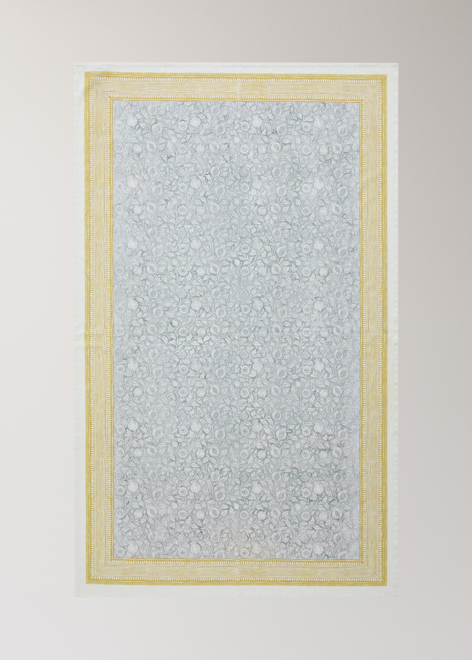 Бавовняна скатертина з блочним принтом, на 6–8 персон - Детальніше про товар 4