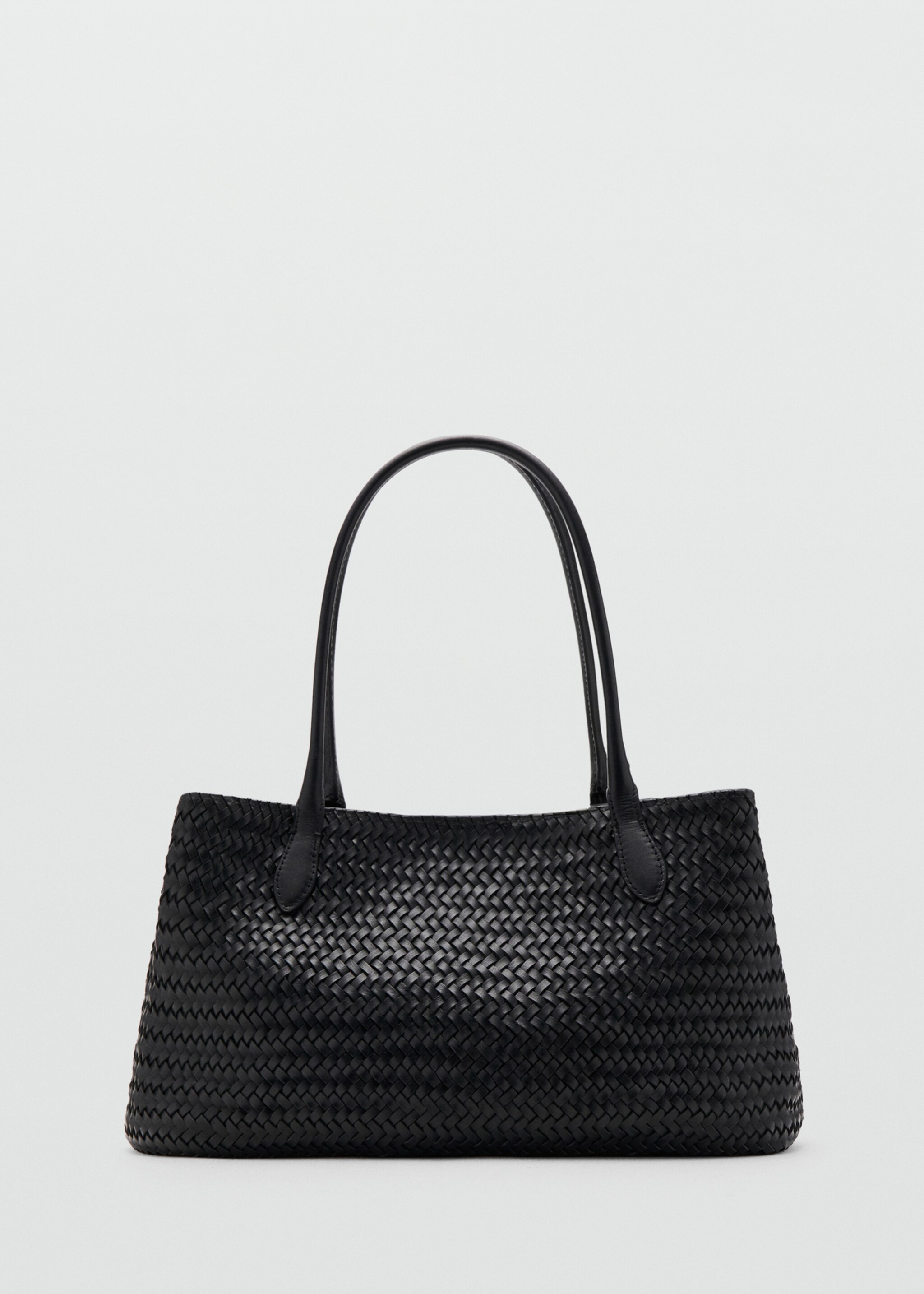 Bolso piel trenzado - Artículo sin modelo, Negro. Ref: 27012538-00.