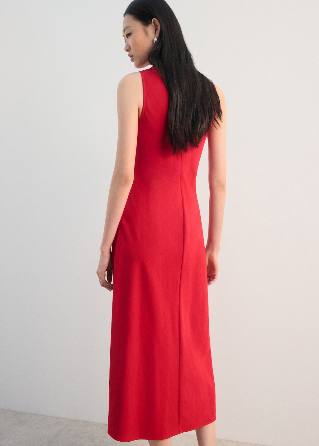 Flared midi-dress - image 3