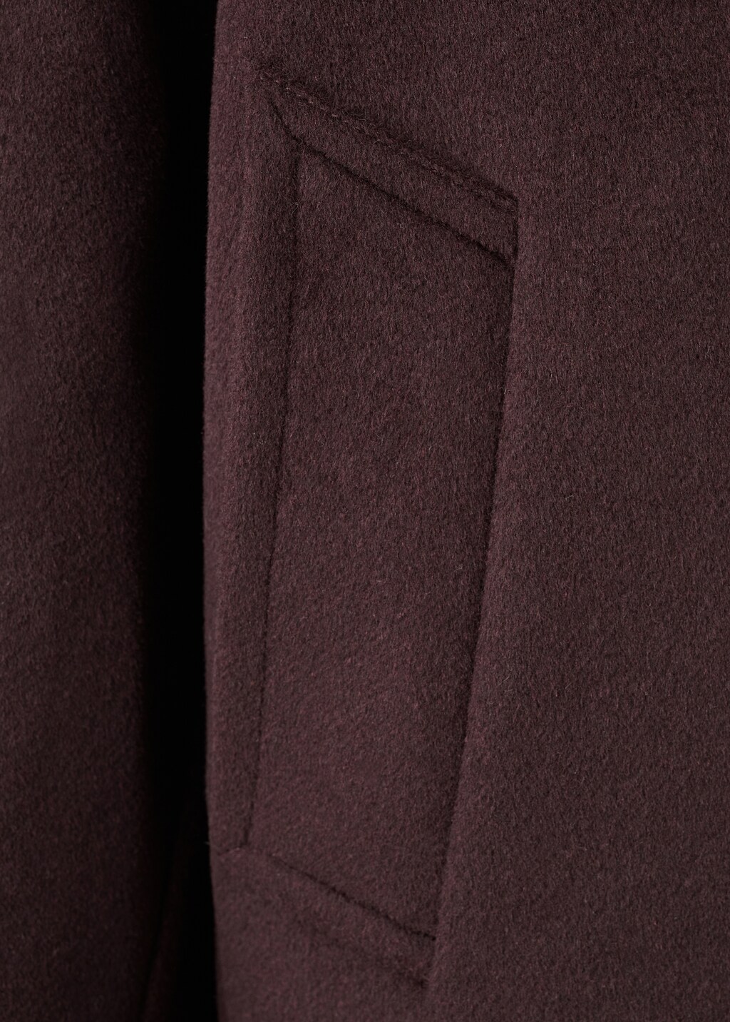 Mango Wool jacket with shirt collar