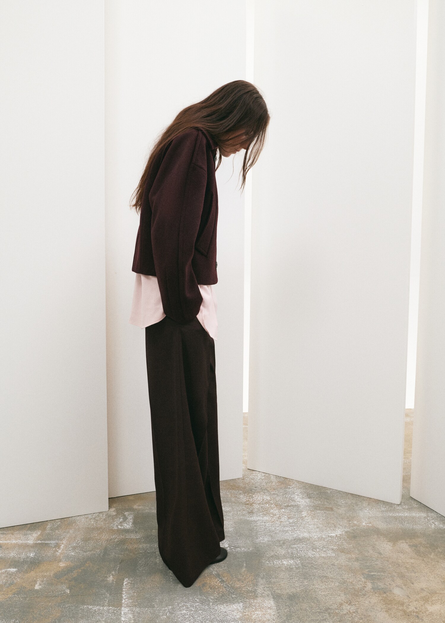 Wool jacket with a shirt collar - Details of the article 2