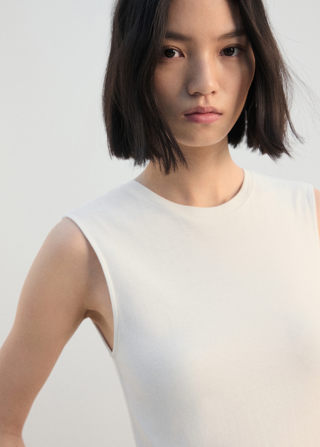 Flared midi-dress with belt