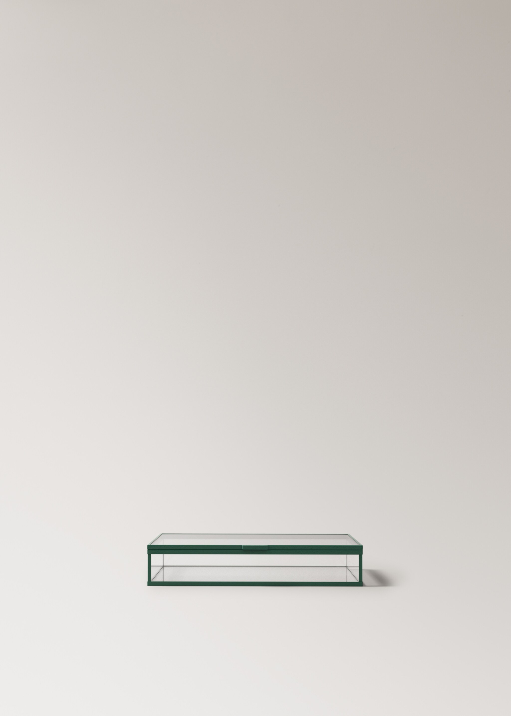 Kleine Kristallbox in Farbe - Artikel ohne Model, Smaragdgrün. Ref: 27012911-00.