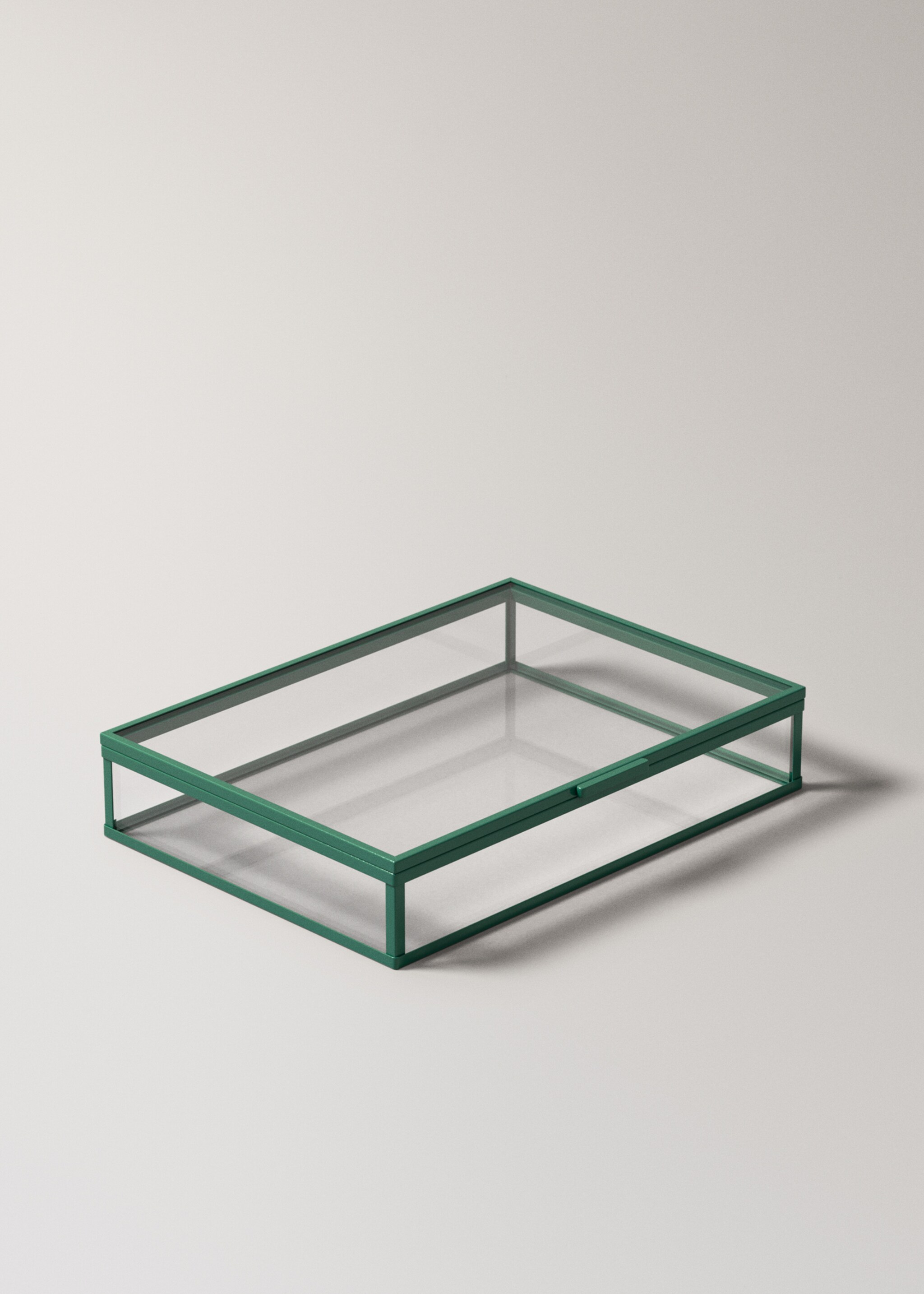 Kleine Kristallbox in Farbe - Detail des Artikels 2, Smaragdgrün. Ref: 27012911-00.