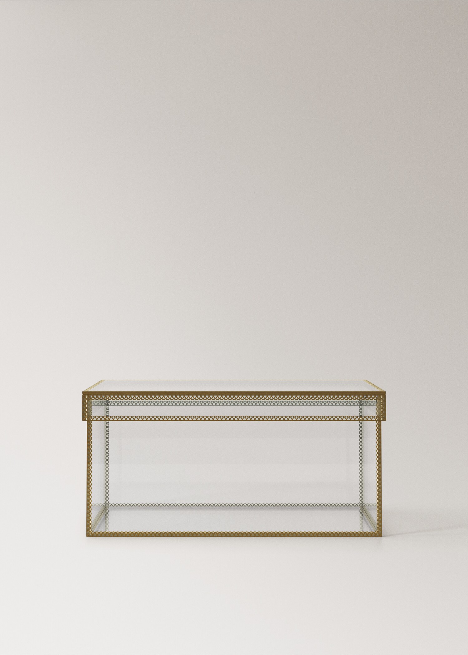 Medium metal-edged box - Article without model