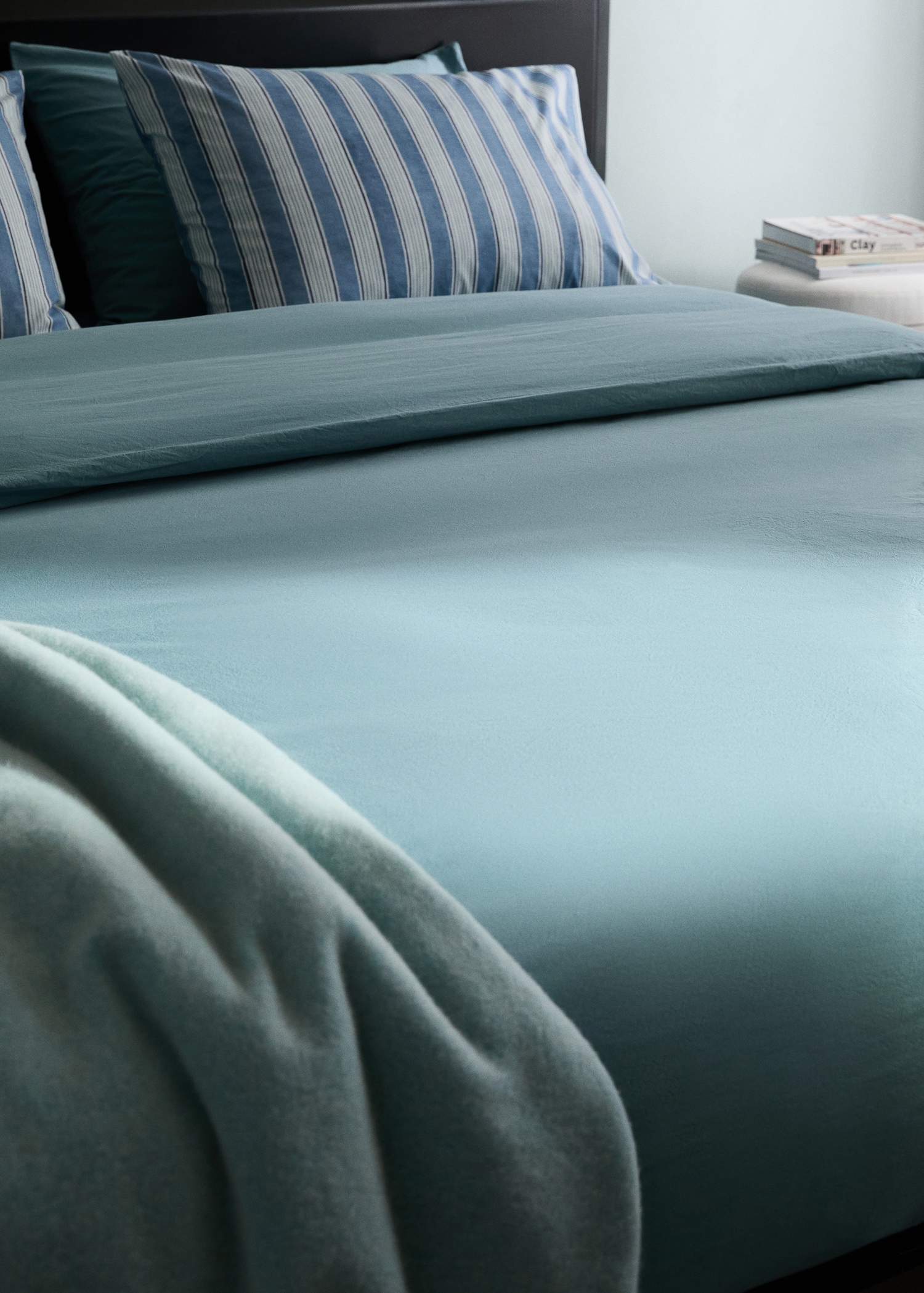 Garment-dyed cotton duvet cover for 90cm bed - Details of the article 7