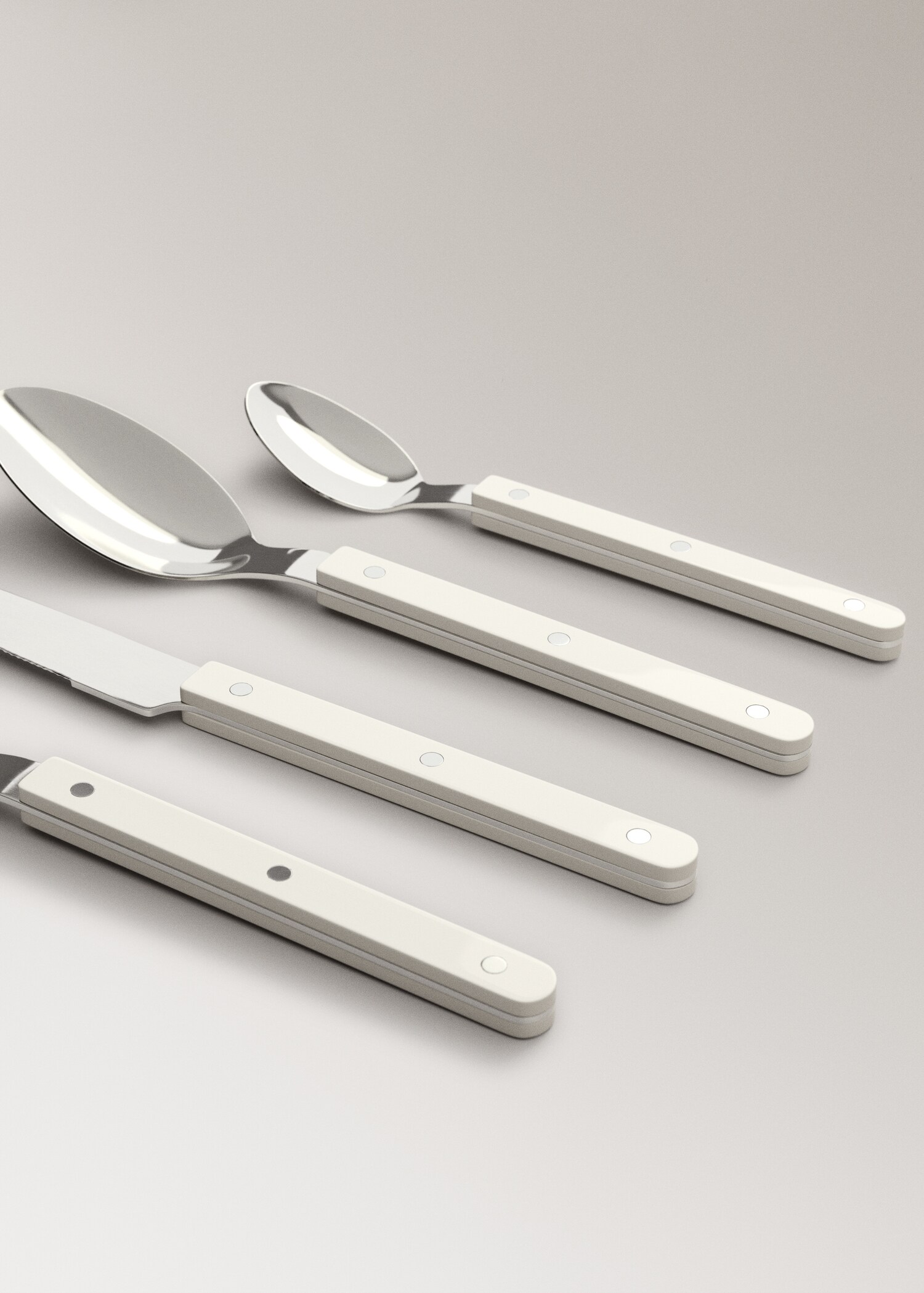 Stainless steel cutlery set with resin handles - Details of the article 2