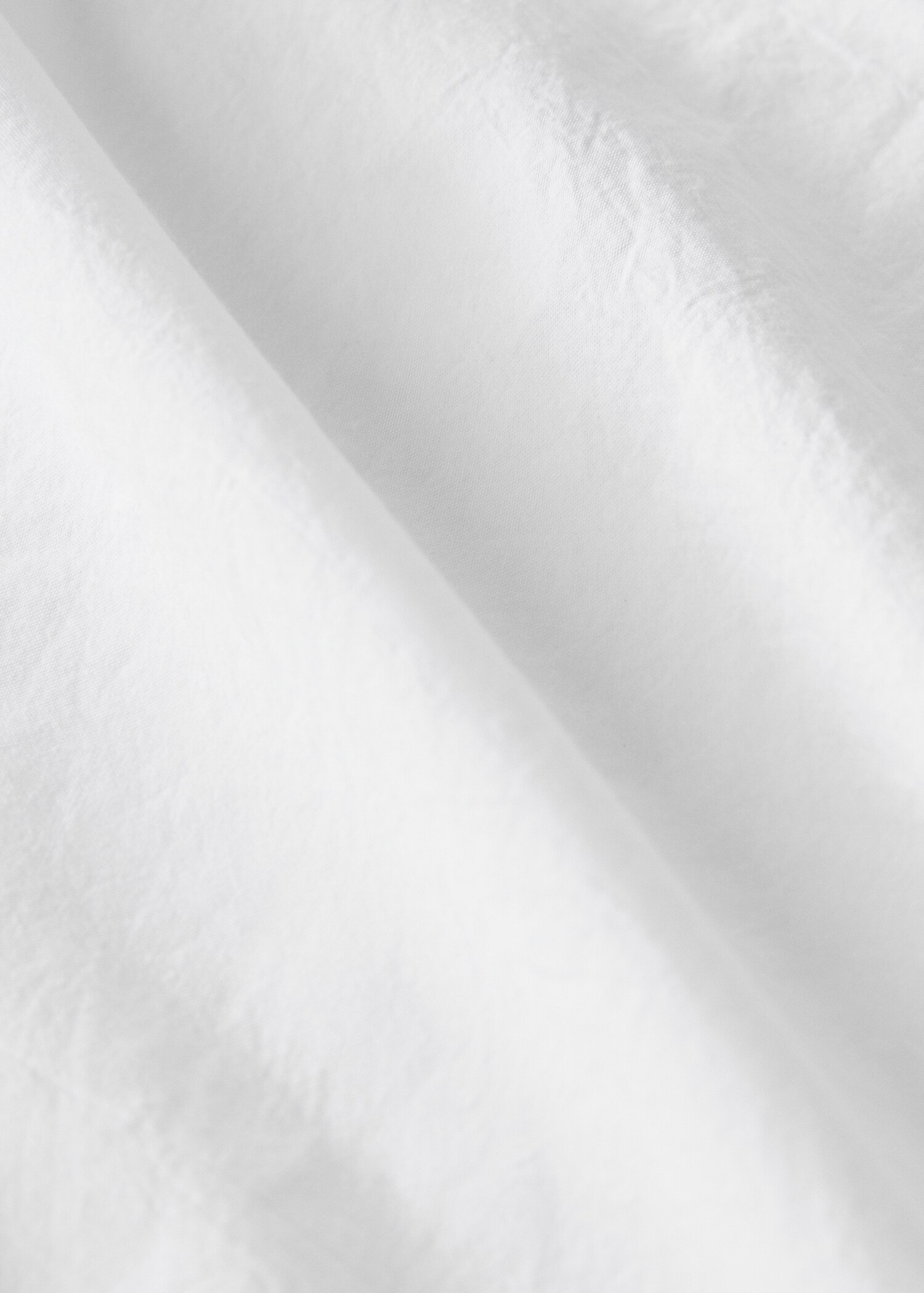 Top sheet cotton garment-dyed wide lace Bed 135/140 cm - Details of the article 3