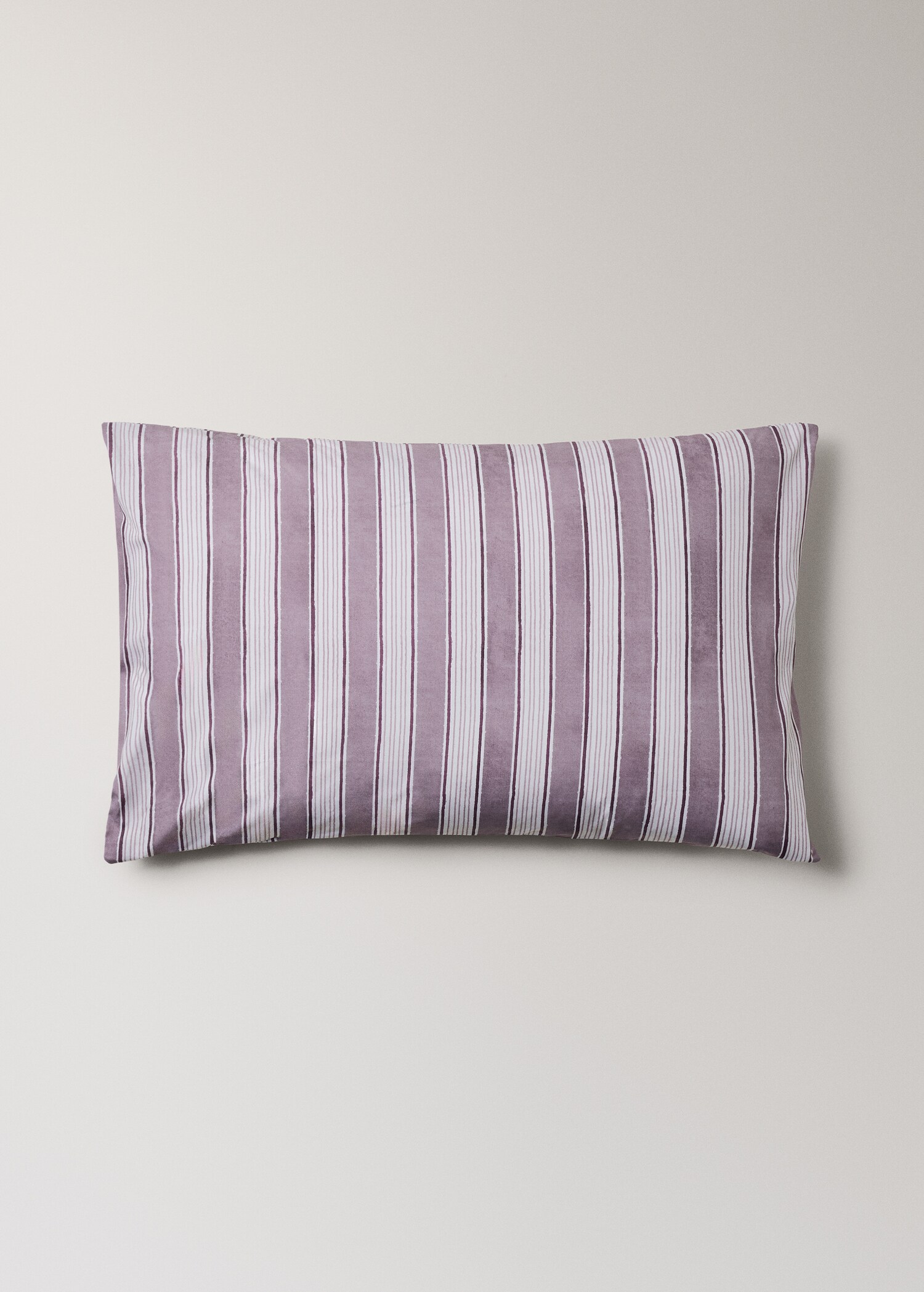 Two wide stripe watercolour pillowcases 50x75 cm - Article without model