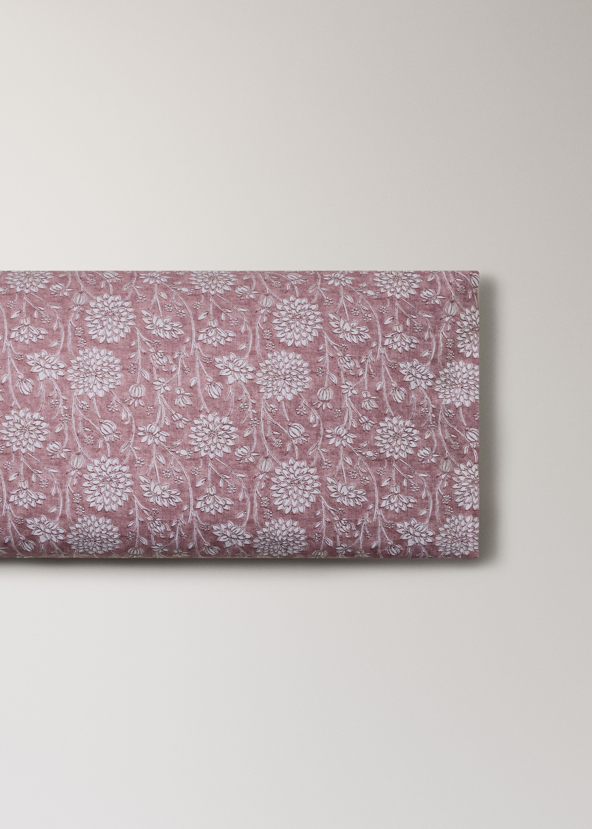 Fine stripe print pillow cover 45X110 cm - Article without model, Pale Pink. Ref: 27012949-00.