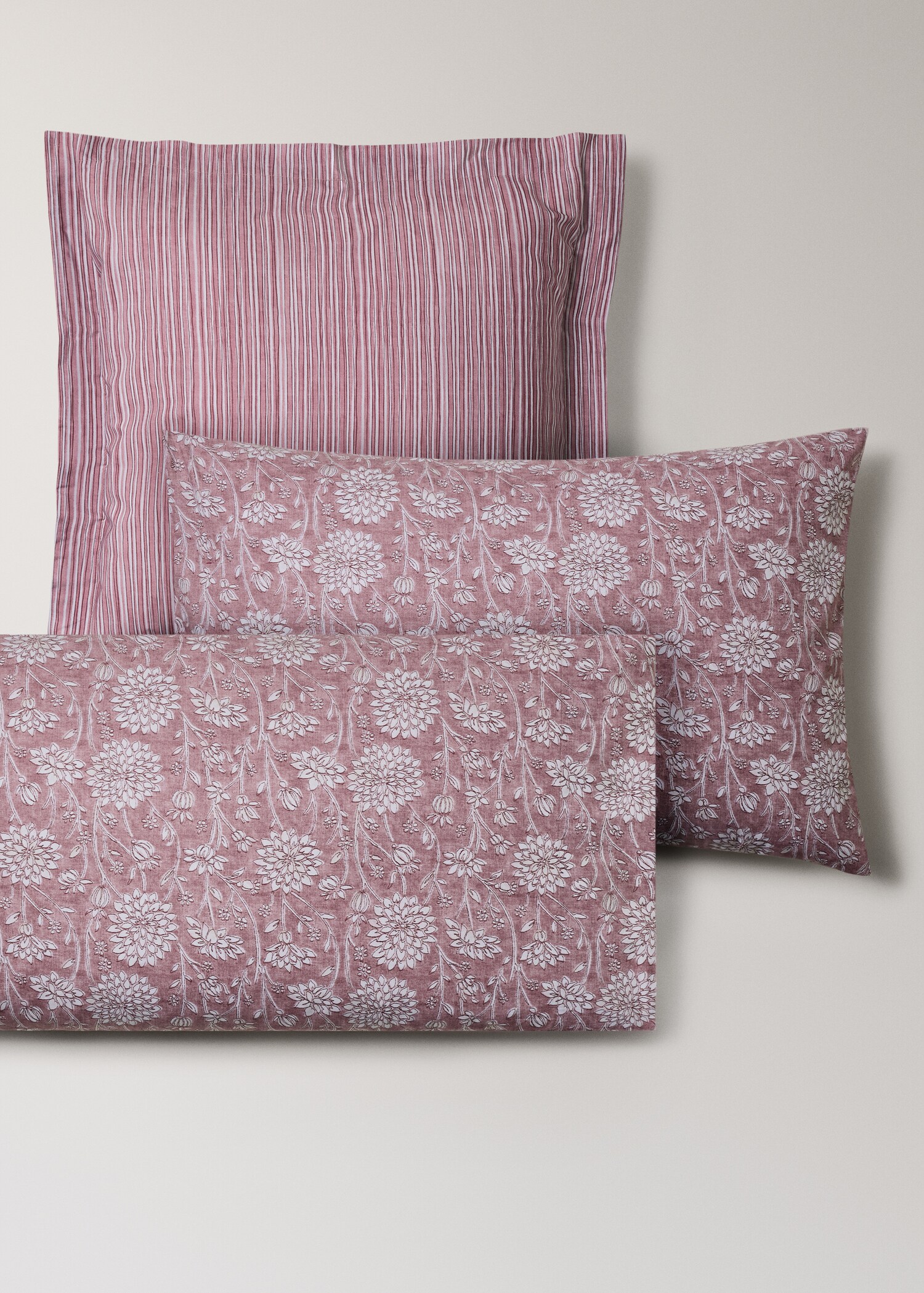 Fine stripe print pillow cover 45X110 cm - Details of the article 3