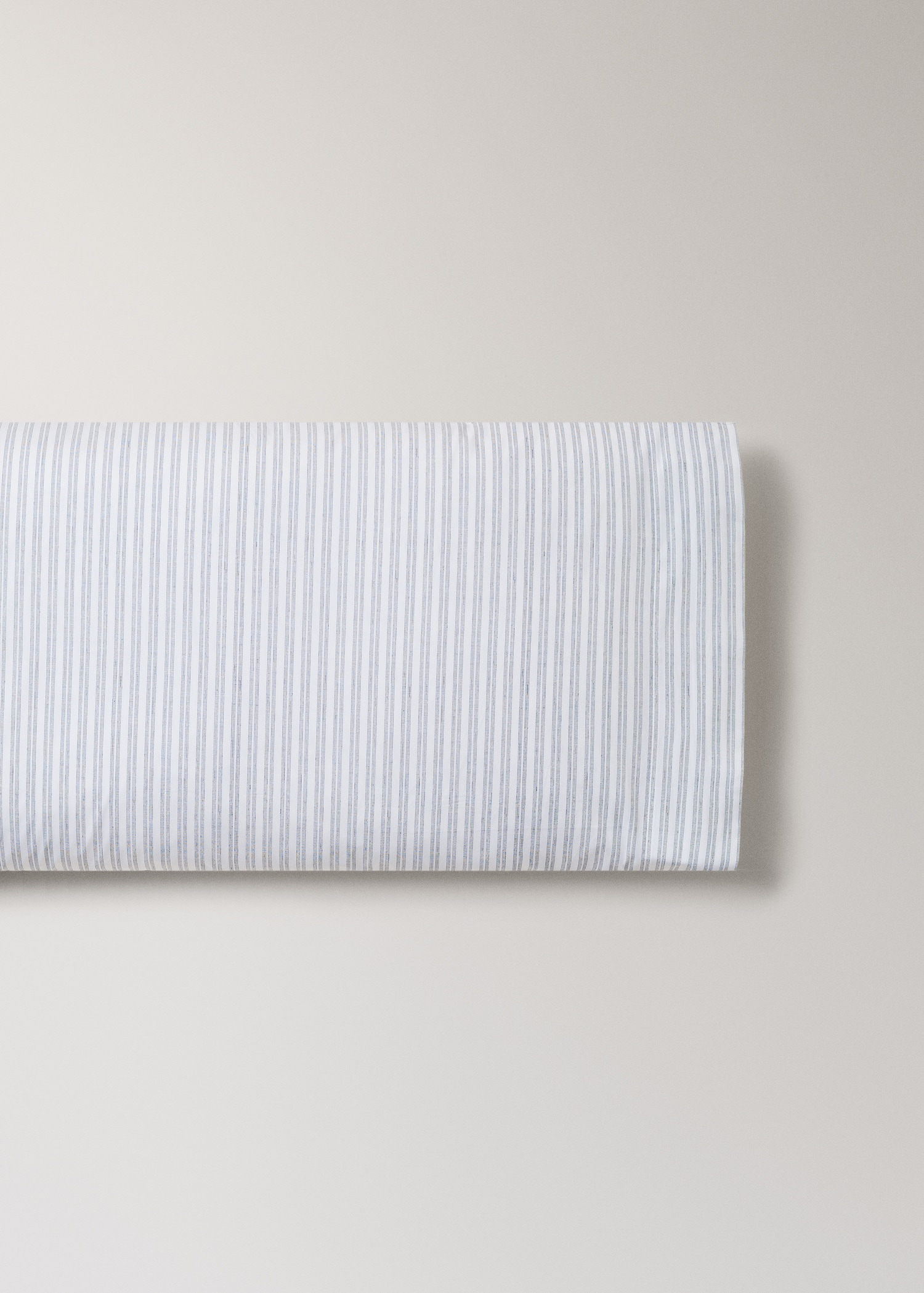 Cotton percale striped pillowcase, 45x110 cm - Article without model