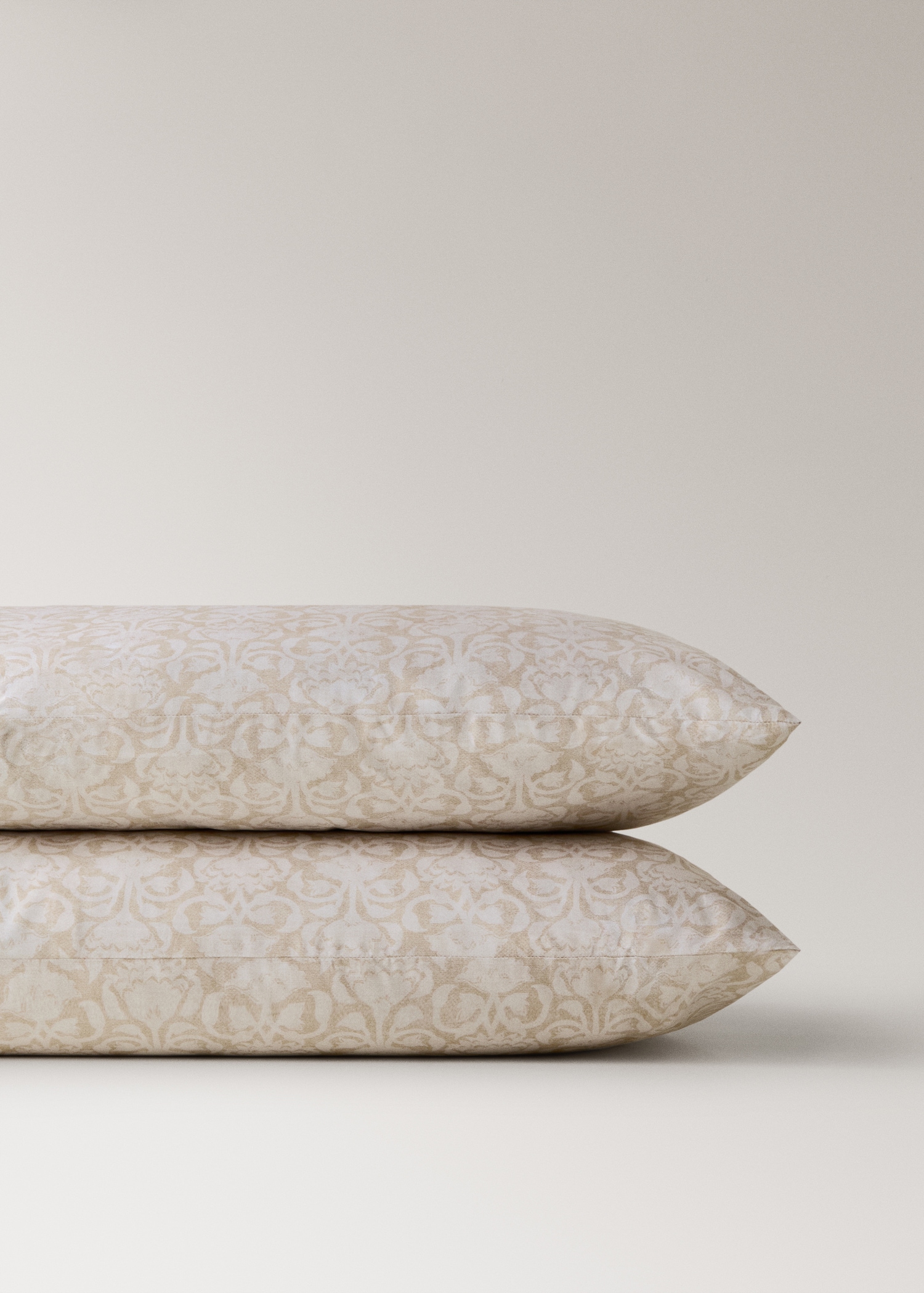 fundas almohada algodón percal diseño floral cenefa 50x75cm - Detalle del artículo 3