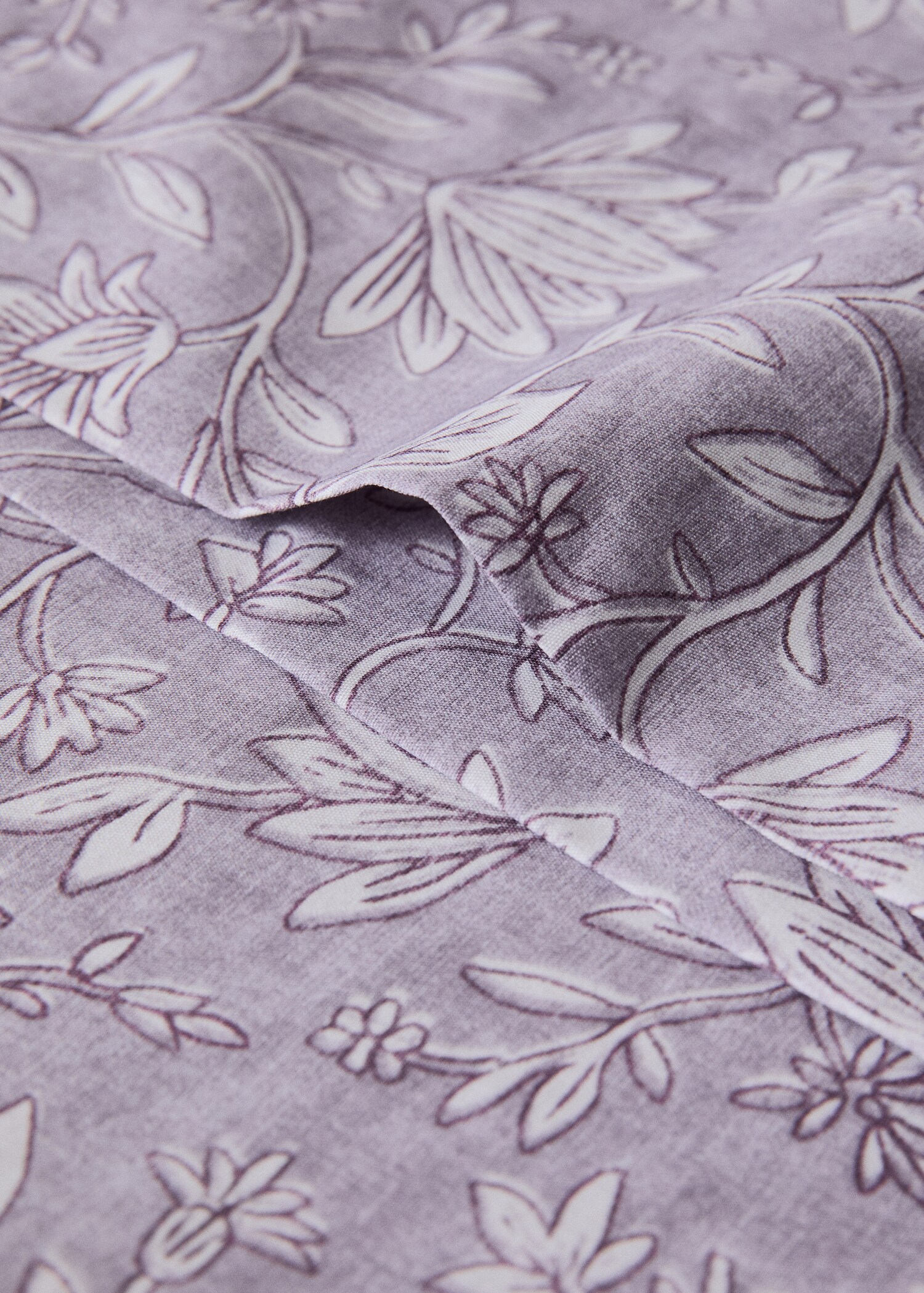 Decoratieve kussensloop met onregelmatige bloemenprint 45x110 cm - Detail van het artikel 1