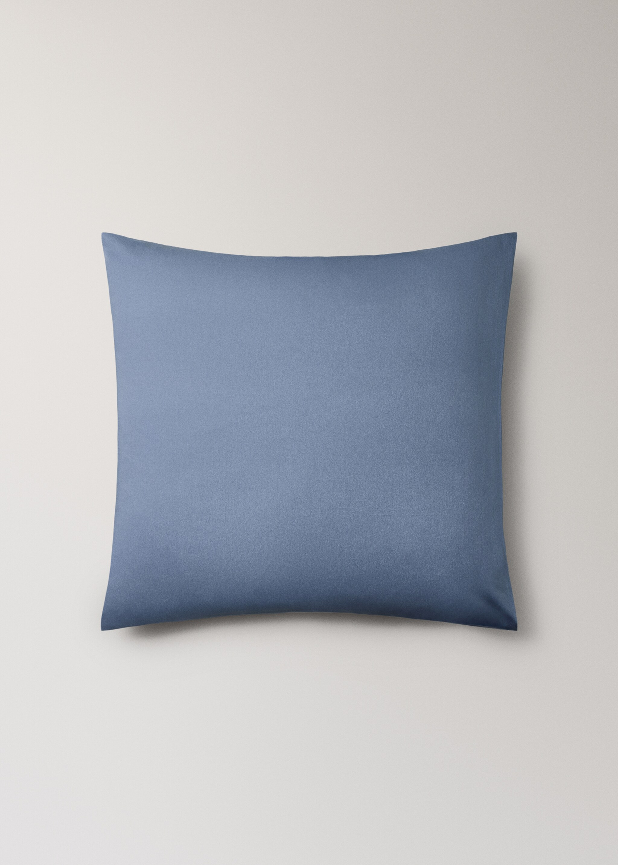 Дві наволочки з сатинової бавовни з градієнтом 60x60 см - Товар без моделі, Синій. Ref: 27012976-00.