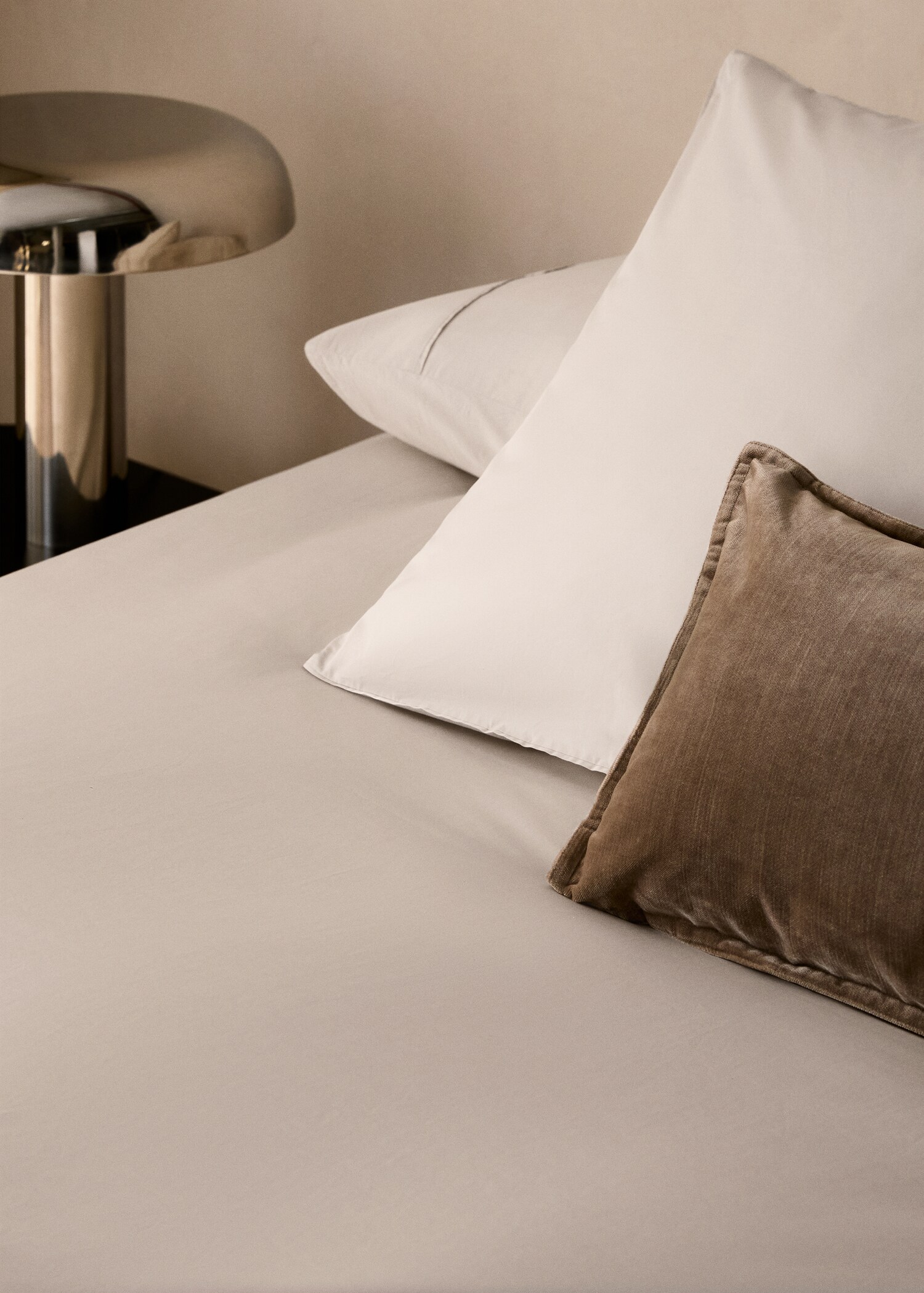 300 threads cotton percale duvet cover Superking bed - Details of the article 7