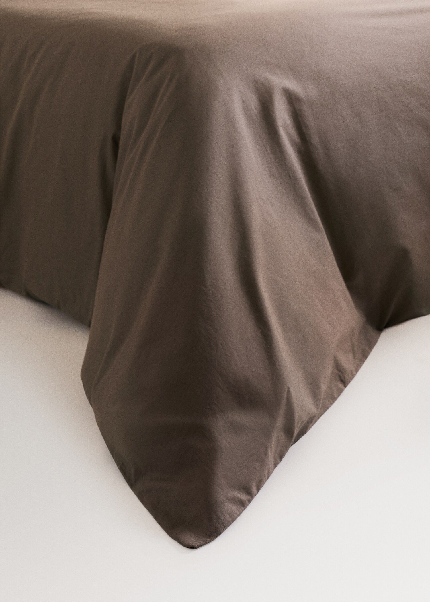 300 threads cotton percale duvet cover Superking bed - Details of the article 8