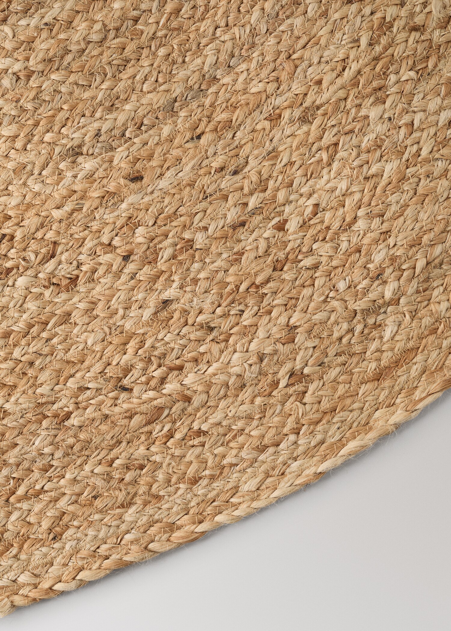 Round jute rug - Details of the article 1