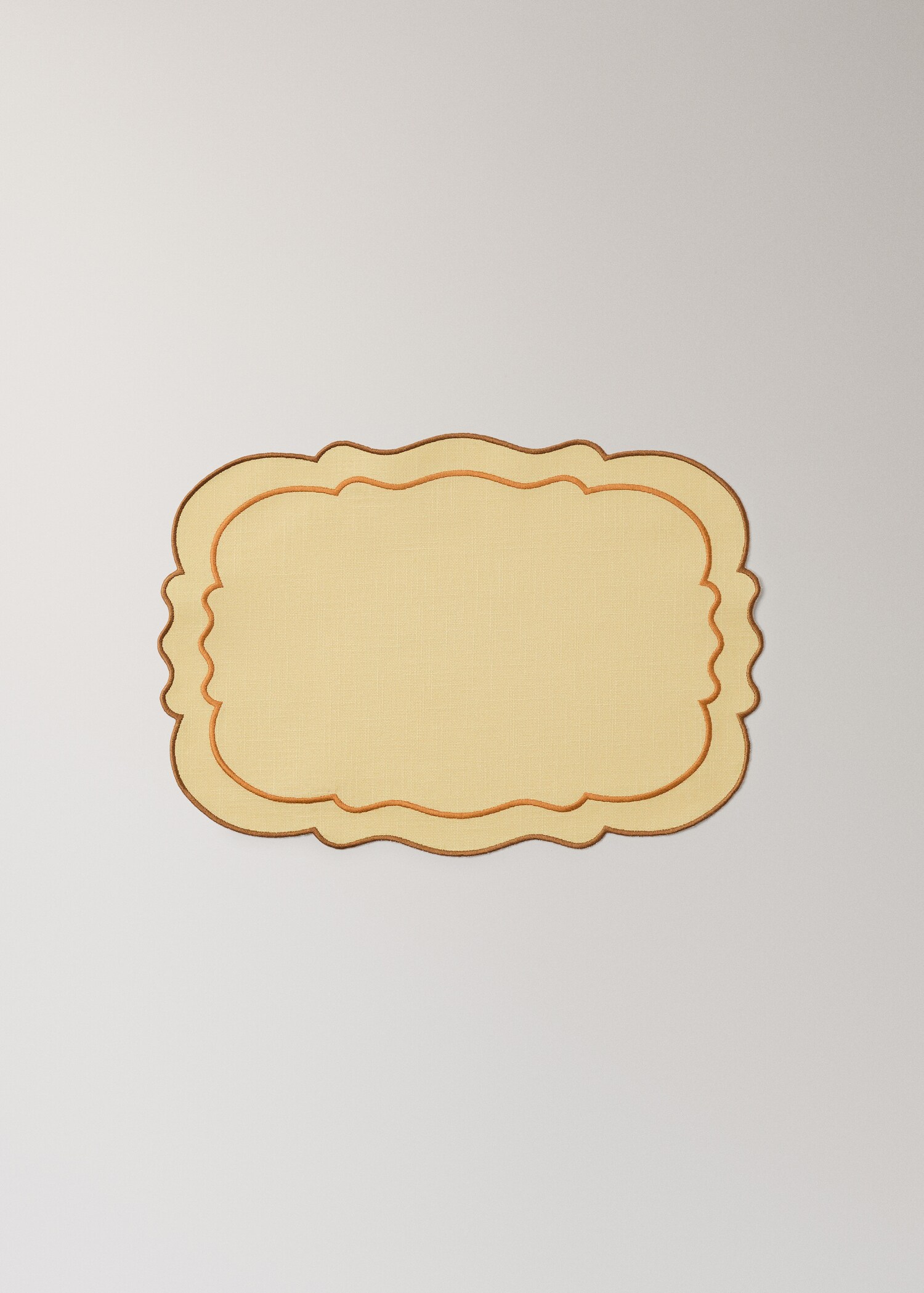 Ατομικό βαμβακερό τραπεζομάντηλο με κύματα - Προϊόν χωρίς μοντέλο