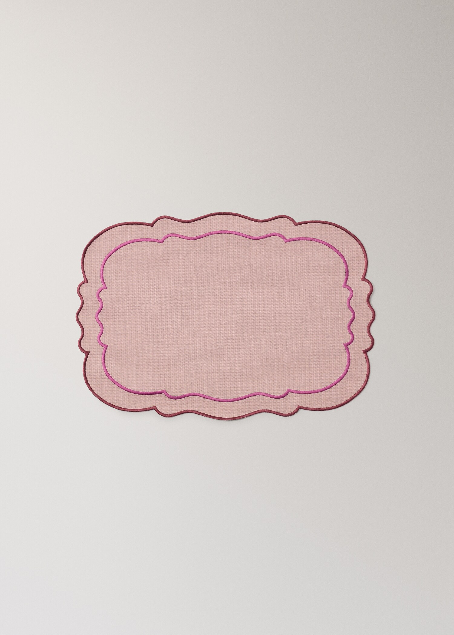 Ατομικό βαμβακερό τραπεζομάντηλο με κύματα - Προϊόν χωρίς μοντέλο