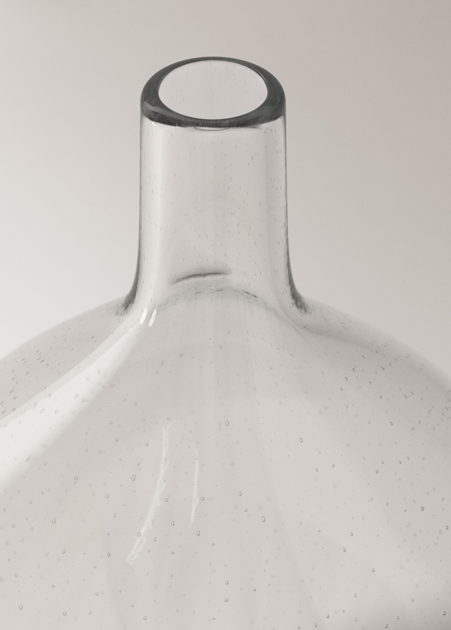 Large bottle glass vase - Details of the article 1