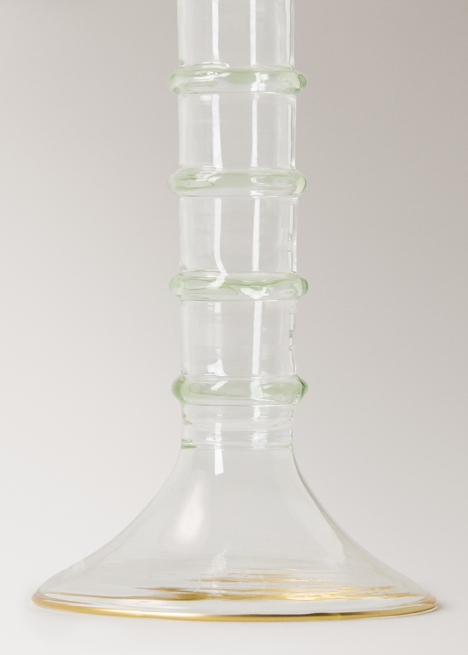 Κηροπήγιο από βοριοπυριτικό γυαλί φοίνικας ψηλό - Λεπτομέρεια του προϊόντος 1